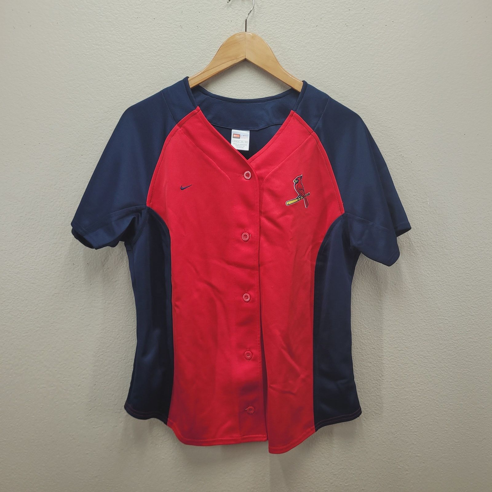 Nike VTG Y2K Nike Cardinals Baseball Jersey Womens L Embroidered Size L / US 10 / IT 46 - 1 Thumbnail