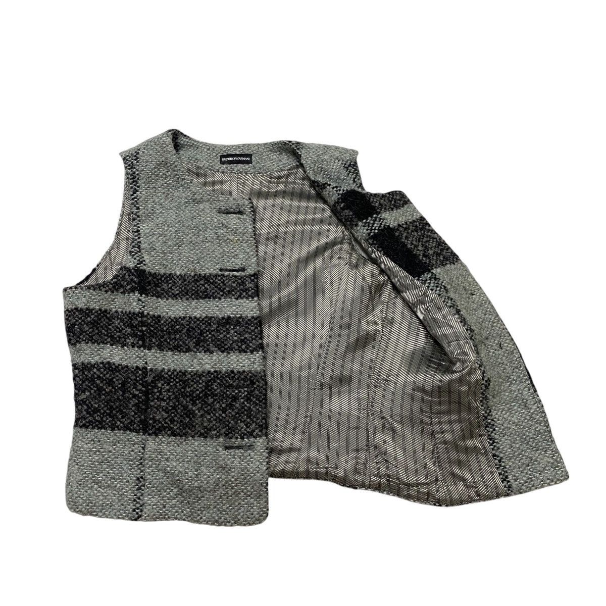 Emporio Armani Emporio Armani Tweed Vest Size M / US 6-8 / IT 42-44 - 2 Thumbnail