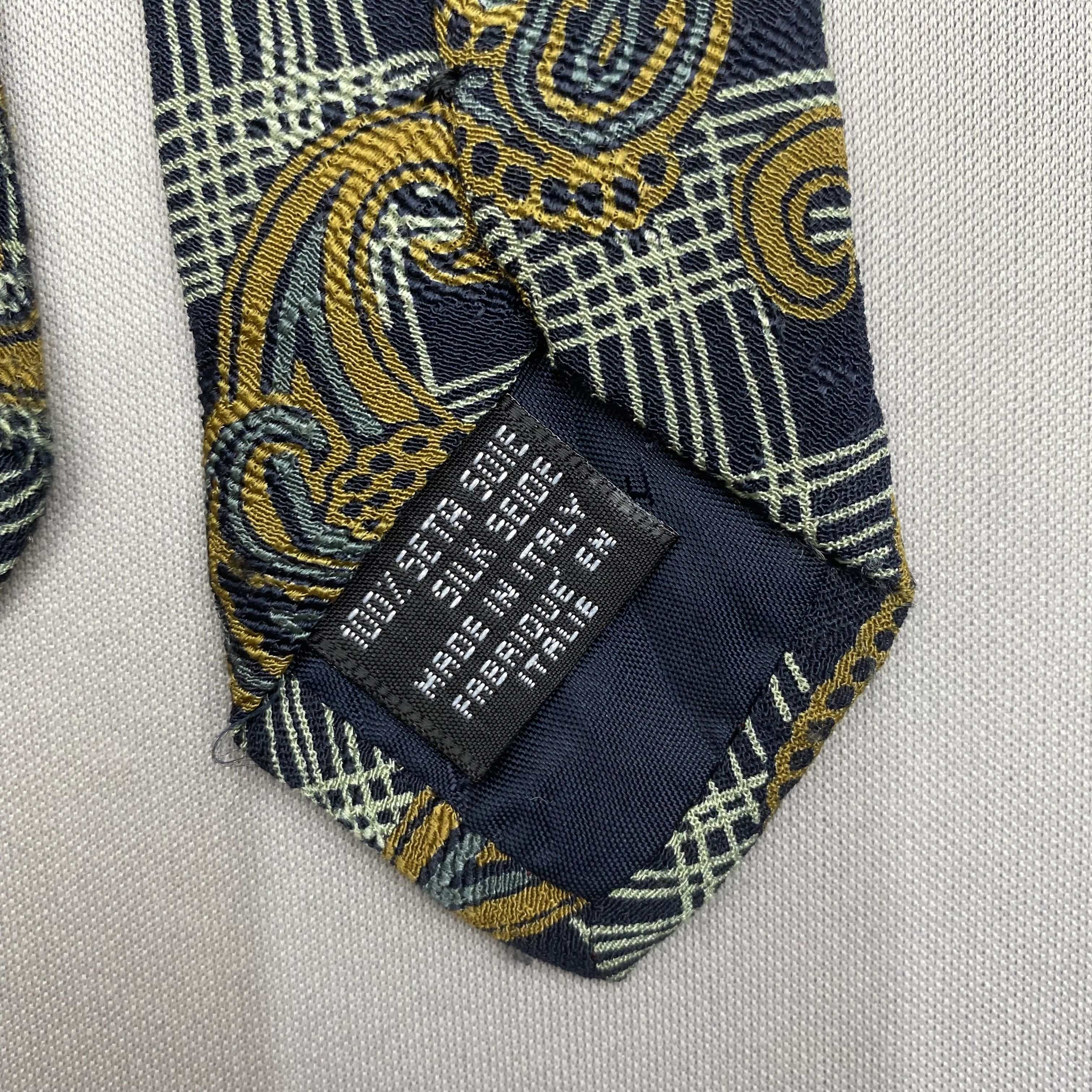 Giorgio Armani Vintage Giorgio Armani SILK Necktie Cravate Pure Silk Size ONE SIZE - 7 Thumbnail