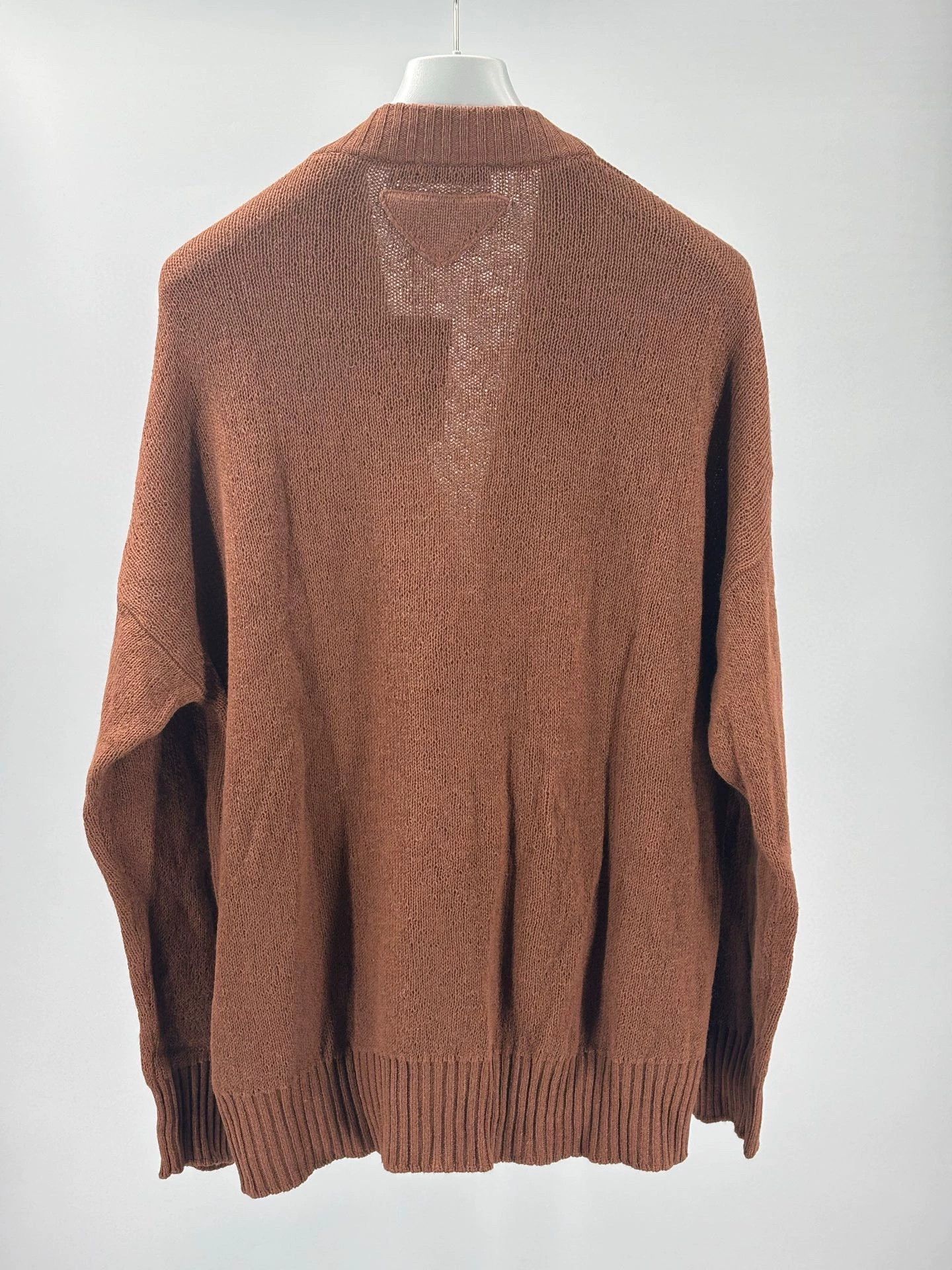 Prada prada men's cardigan in tobacco color Size US L / EU 52-54 / 3 - 3 Thumbnail