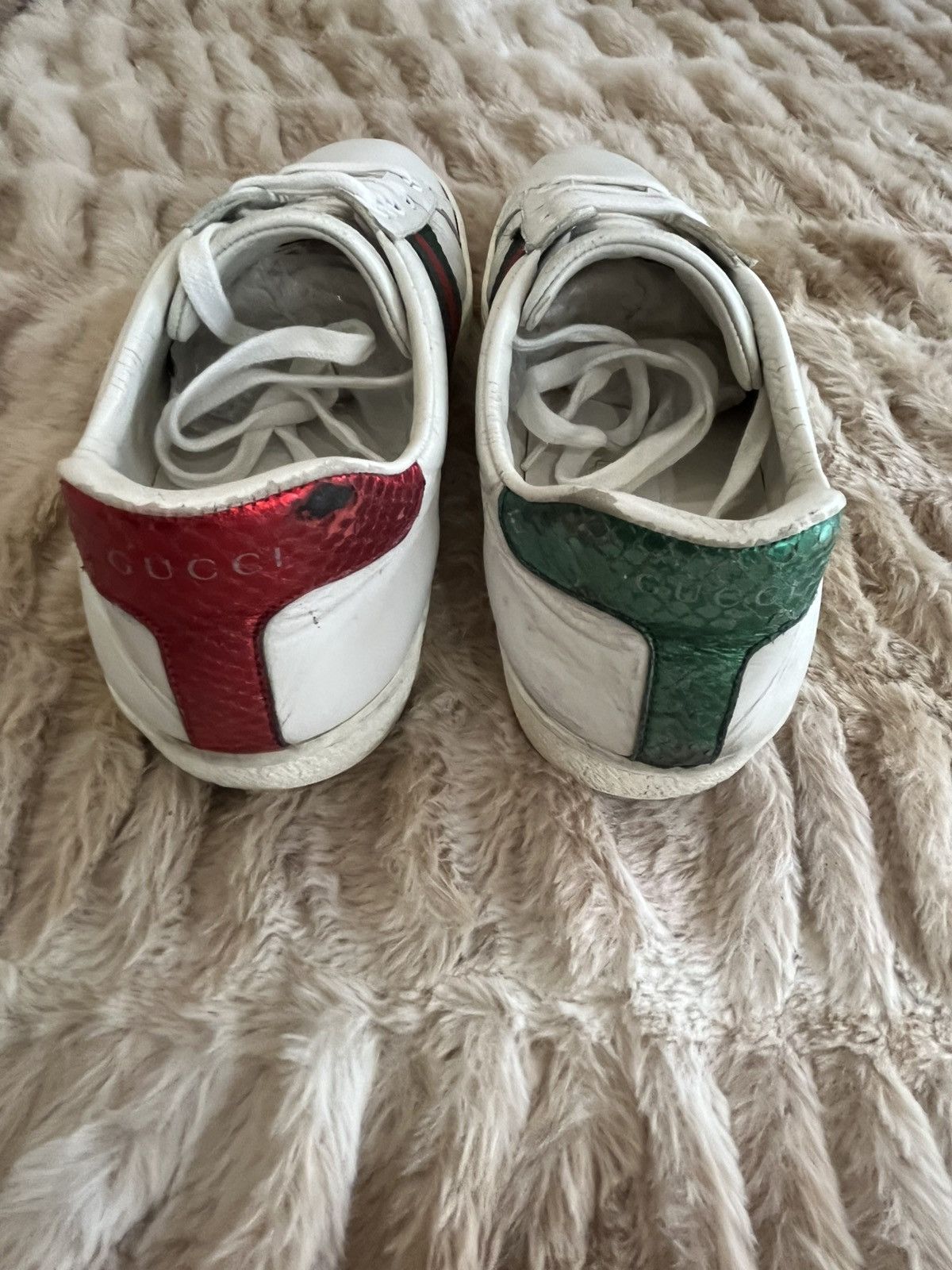 Gucci Men's Gucci Ace sneaker with bee Size US 8 / EU 41 - 4 Thumbnail