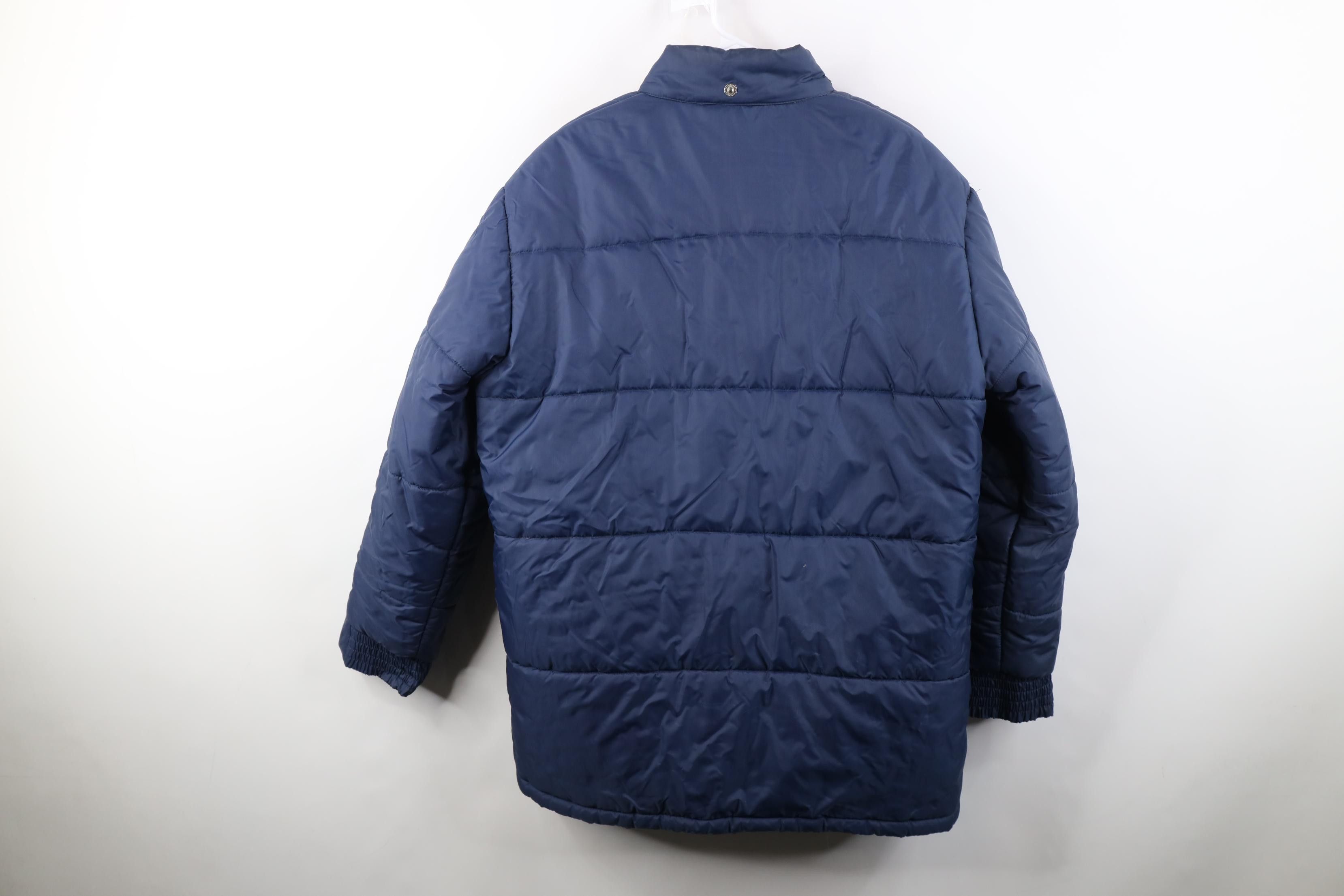 Vintage Vintage 70s Streetwear Puffer Chore Barn Jacket Navy Blue Size US L / EU 52-54 / 3 - 17 Thumbnail