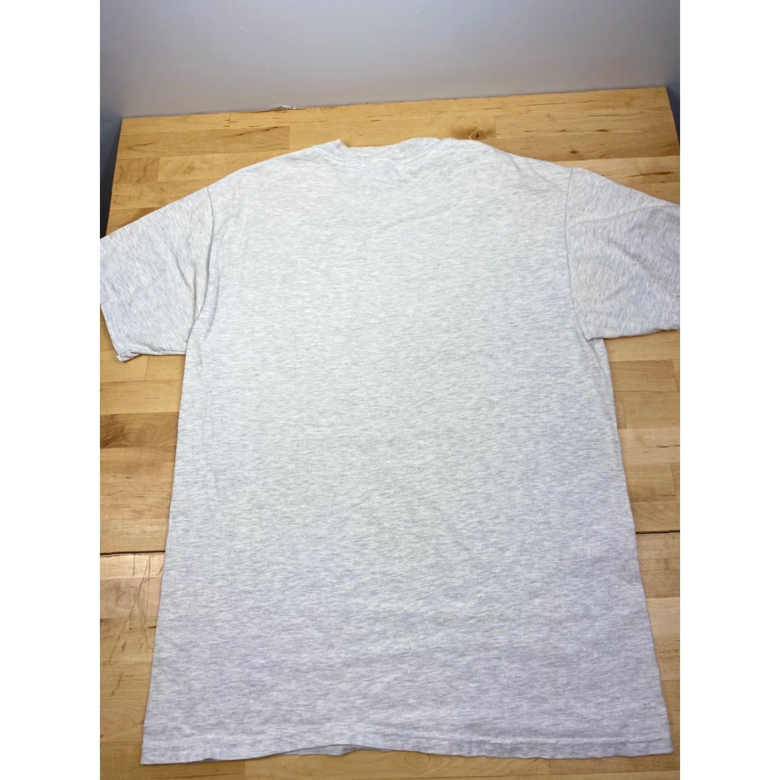 Hanes VINTAGE Hanes T-Shirt Gray Short Sleeve Crew Neck 90s Bushel Baskets Buzz-N-Boys Single Stitch L Mens Size US L / EU 52-54 / 3 - 3 Thumbnail