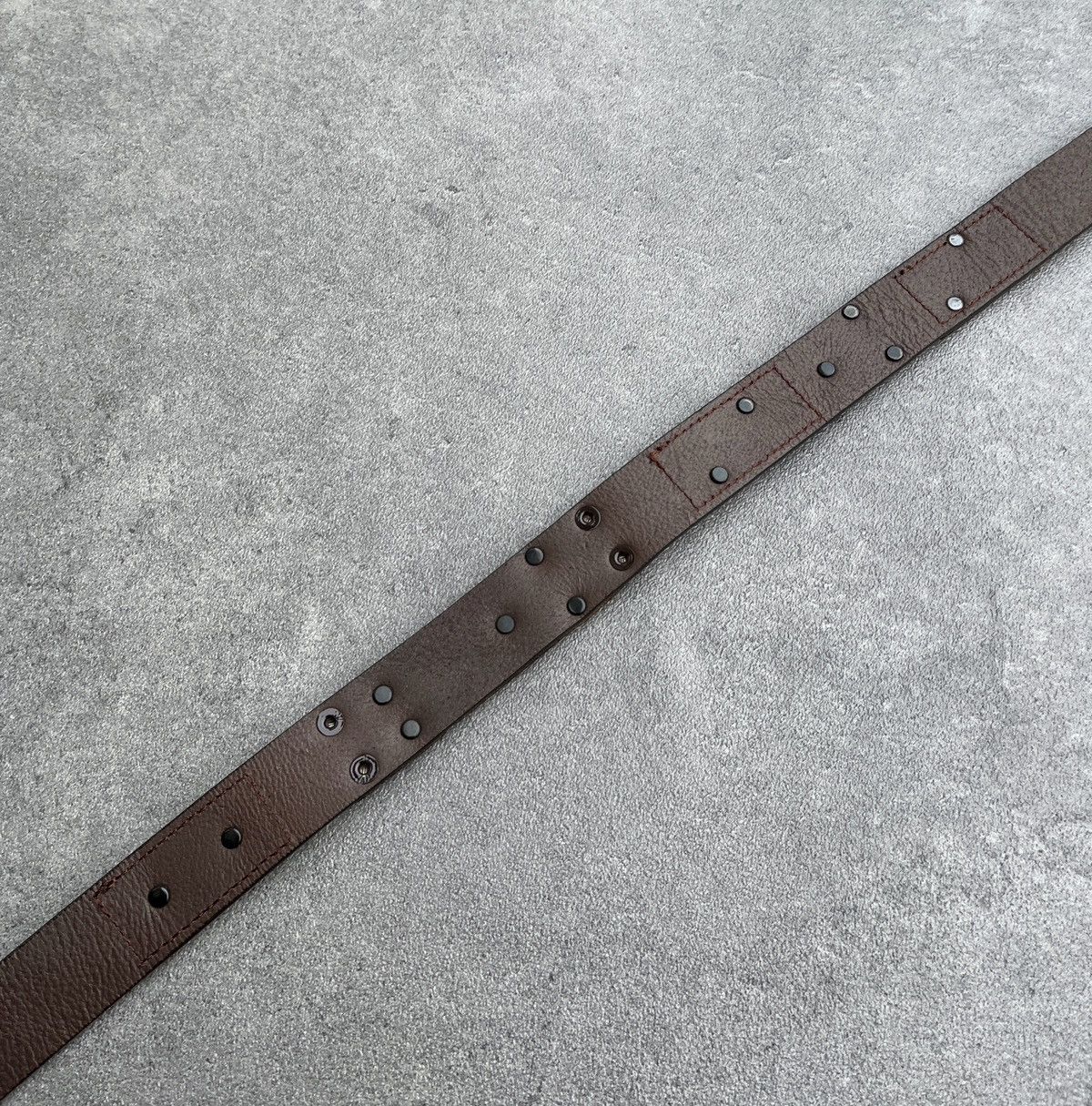 Diesel 🔥Rare Vintage 2000’s DIESEL Big logo Leather Belt Size ONE SIZE - 15 Thumbnail