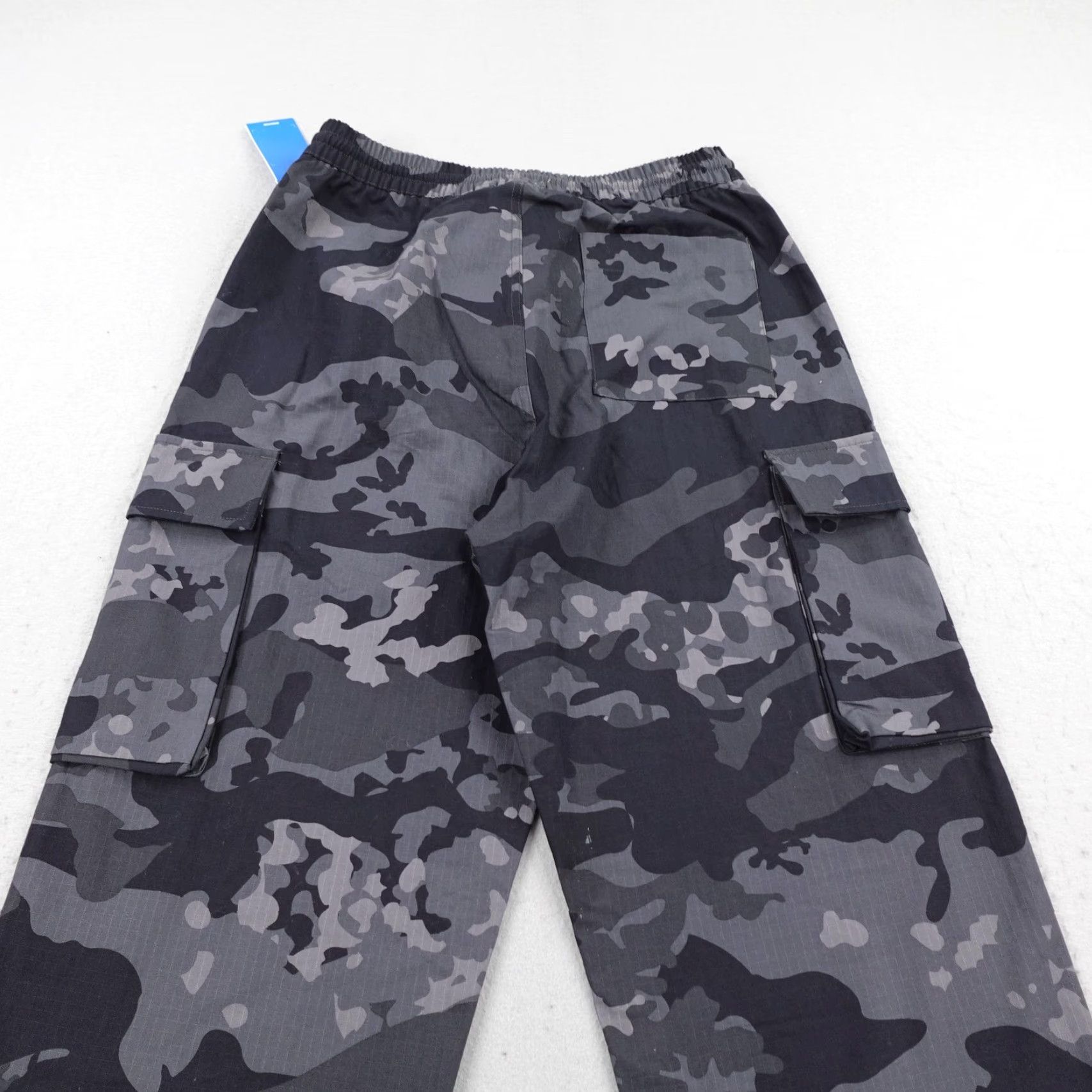 Adidas Adidas Pants Mens Small Gray Camo Cargo Ripstop Utility Joggers Drawstring NEW Size US 29 - 6 Thumbnail