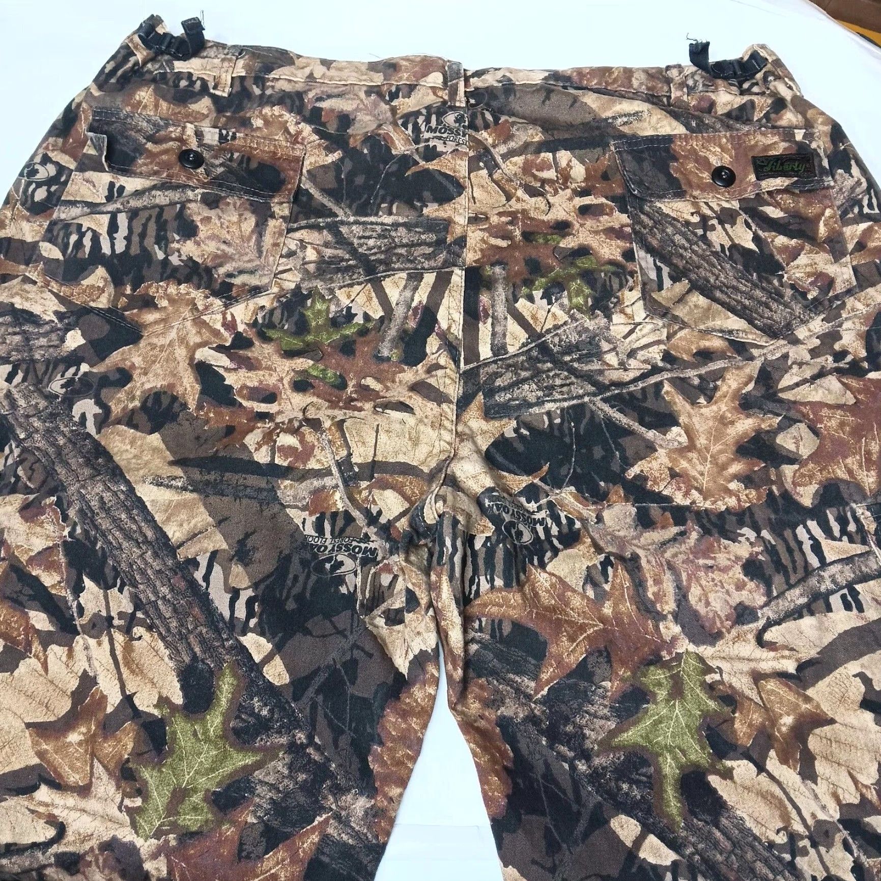 AMO VINTAGE Liberty Camo Cargo Pants Mens 2XL Regular Camouflage Break Up Mossy Oak Cargo Pants Mens Size US 39 - 4 Thumbnail