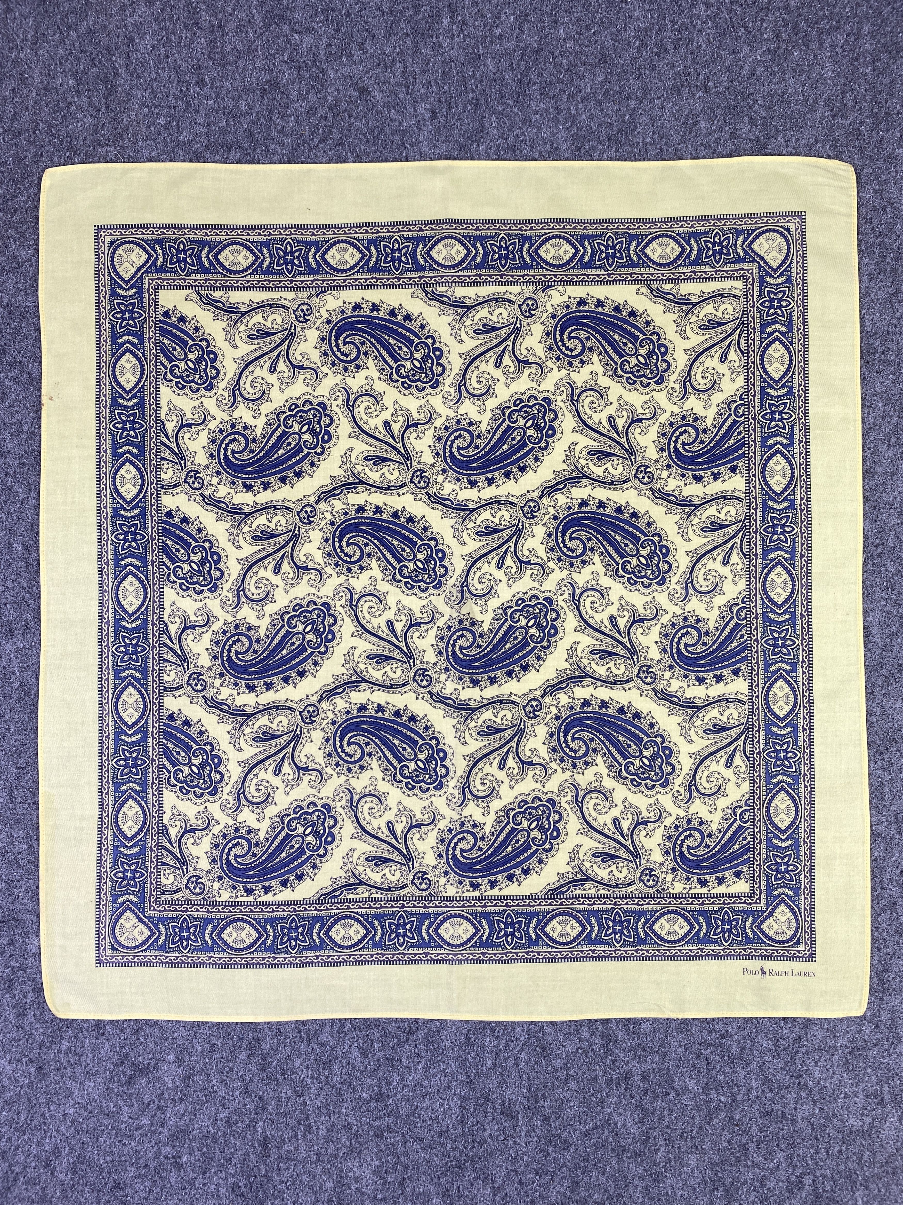 Polo Ralph Lauren Polo Ralph Lauren Paisley Handkerchief / Neckerchief KT0156 Size ONE SIZE - 4 Thumbnail