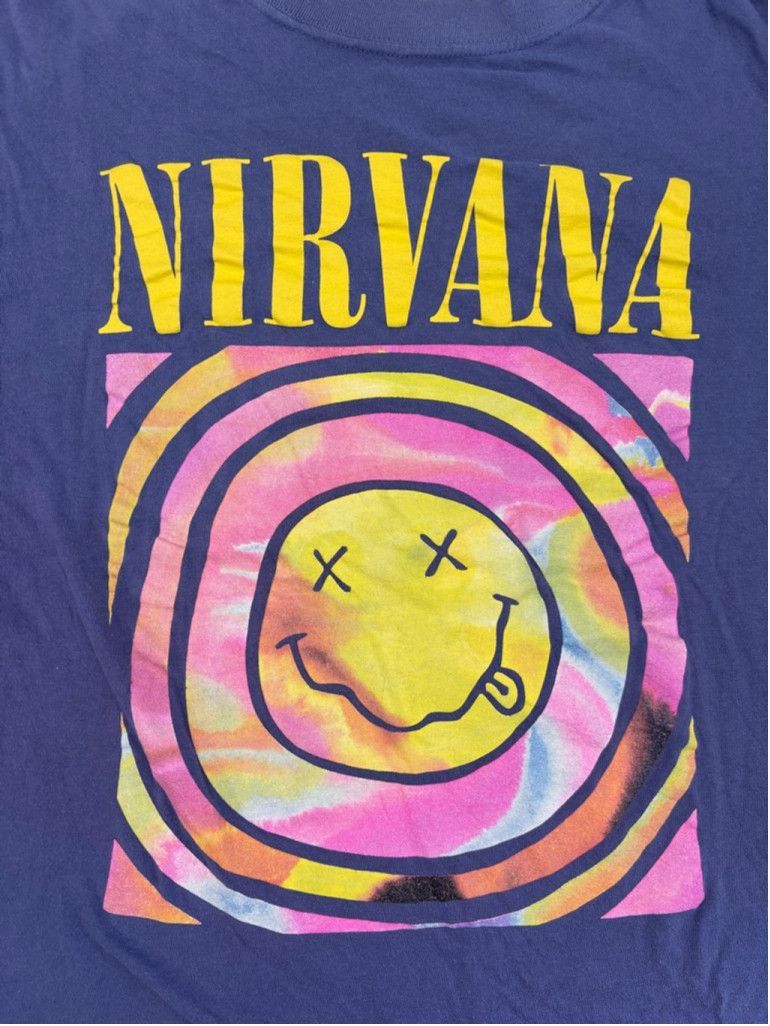 Nirvana Men's Nirvana Long Sleeve T-shirt Size L Purple Size L / US 10 / IT 46 - 8 Thumbnail