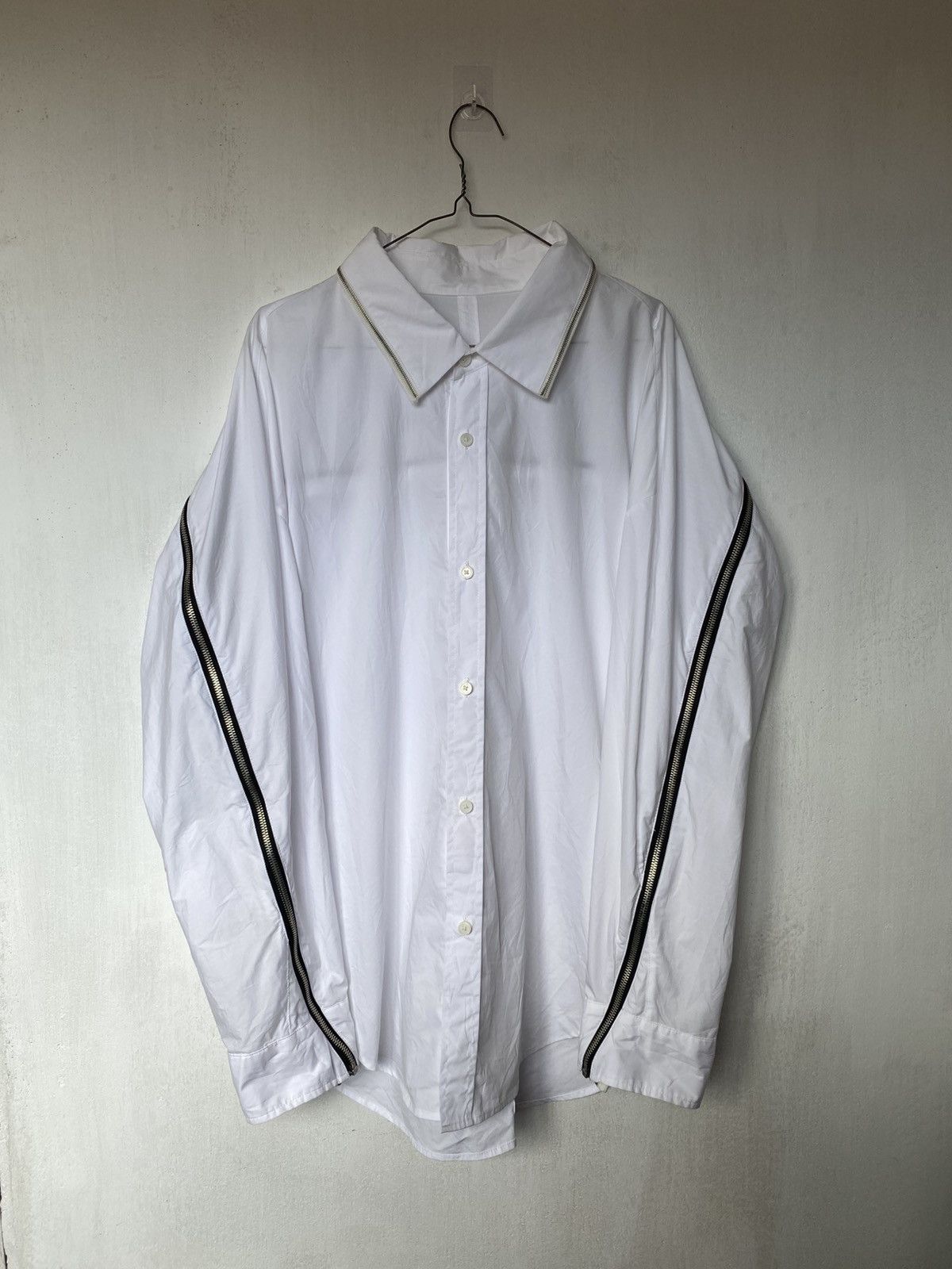 Issey Miyake System Long Zipper Shirt Size US L / EU 52-54 / 3 - 4 Thumbnail