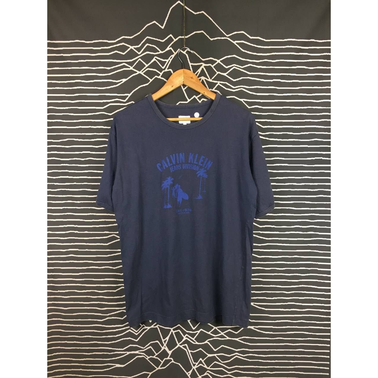 Calvin Klein × Vintage Calvin Klein Jeans Division New York City Crewneck Tee Size US L / EU 52-54 / 3 - 2 Thumbnail