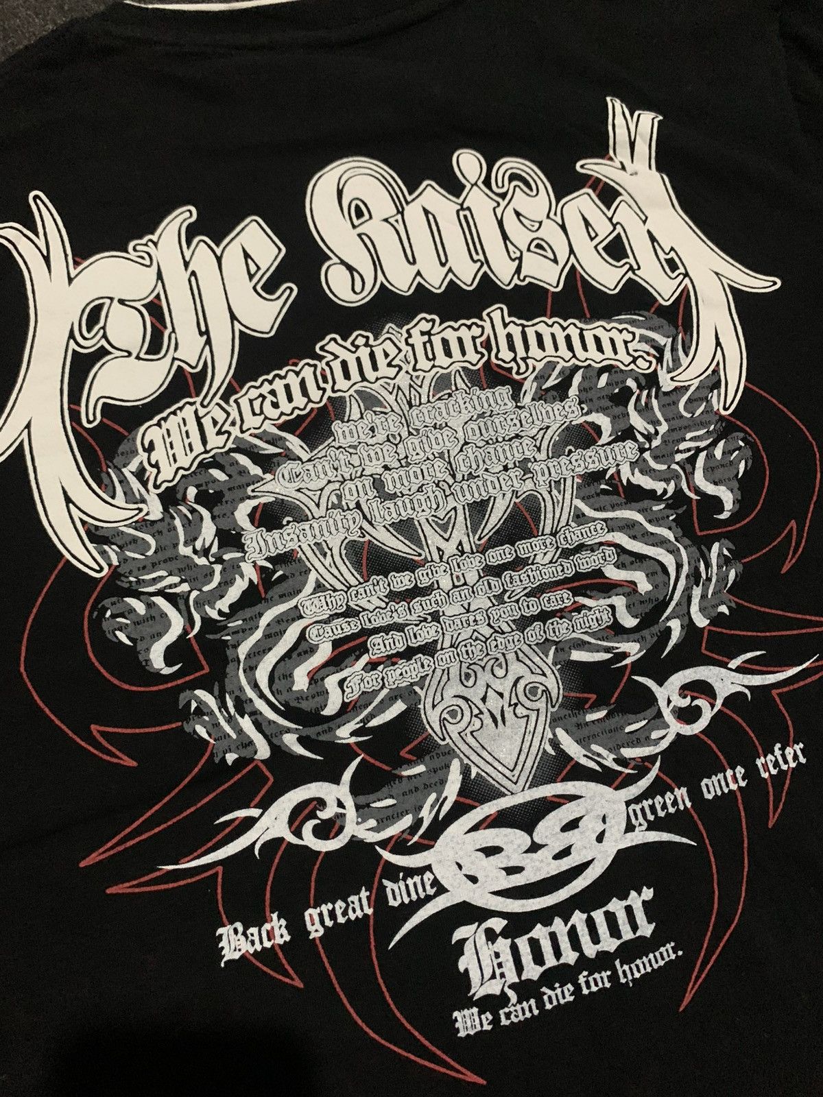 Japanese Brand Y2k Beumere Dragon Cross "The Raised" Graphic T-Shirt Size US L / EU 52-54 / 3 - 11 Thumbnail
