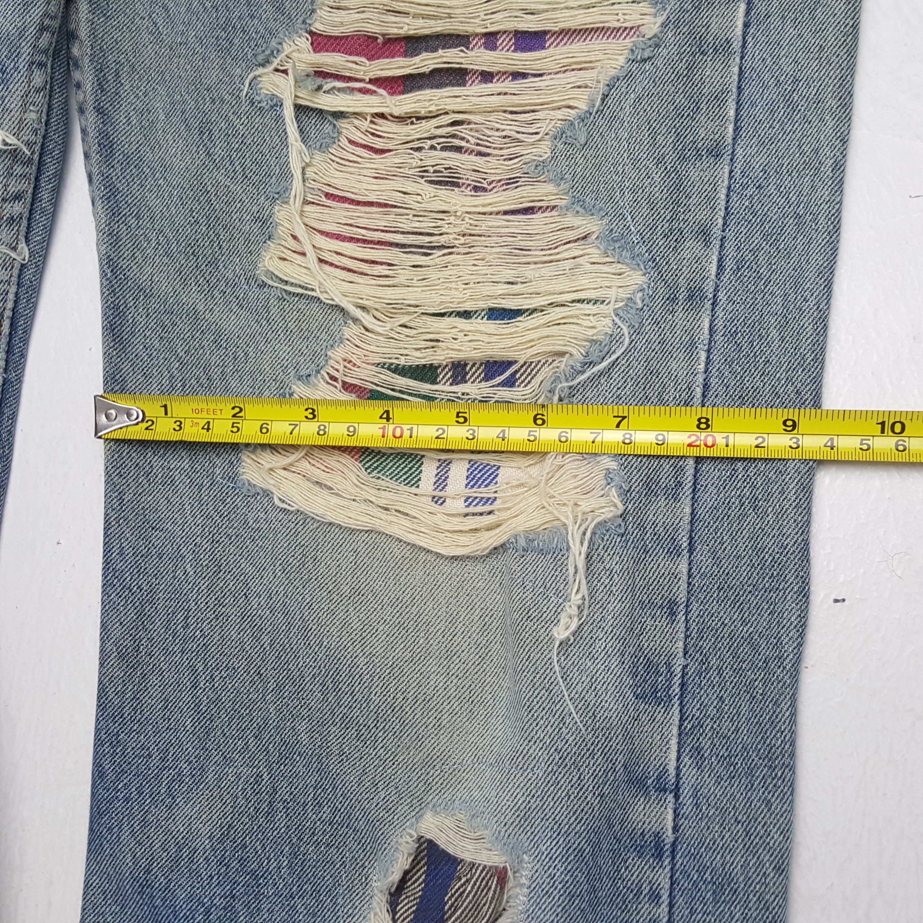 Levi's × Vintage LEVI'S Streetwear Rock Punk Style Distressed Jeans c228n19 Size US 32 / EU 48 - 10 Thumbnail