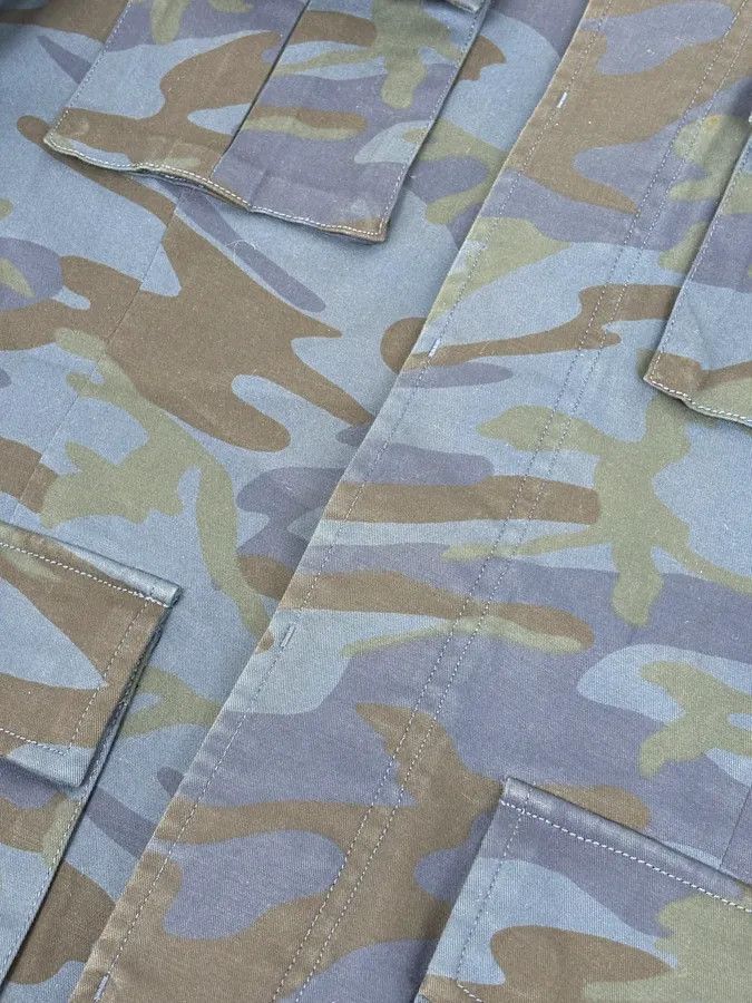 Daniele Alessandrini Daniele Alessandrini Navy Military Patch Blue Camouflage Shirt Jacket Size US M / EU 48-50 / 2 - 10 Thumbnail