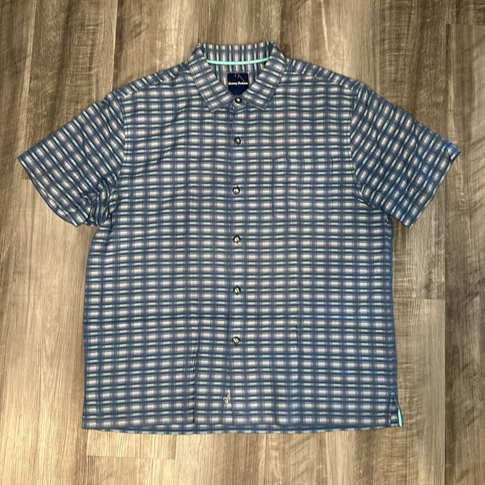 Tommy Bahama Tommy Bahama Silk Blend Short Sleeve Button Down - XL Size US XL / EU 56 / 4 - 2 Thumbnail