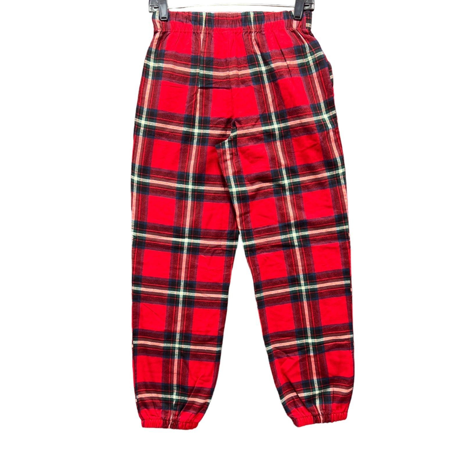 Other Stars Above - Women's Red Plaid Jogger Pajama Pants - Red - Size 26" / US 2 / IT 38 - 4 Thumbnail