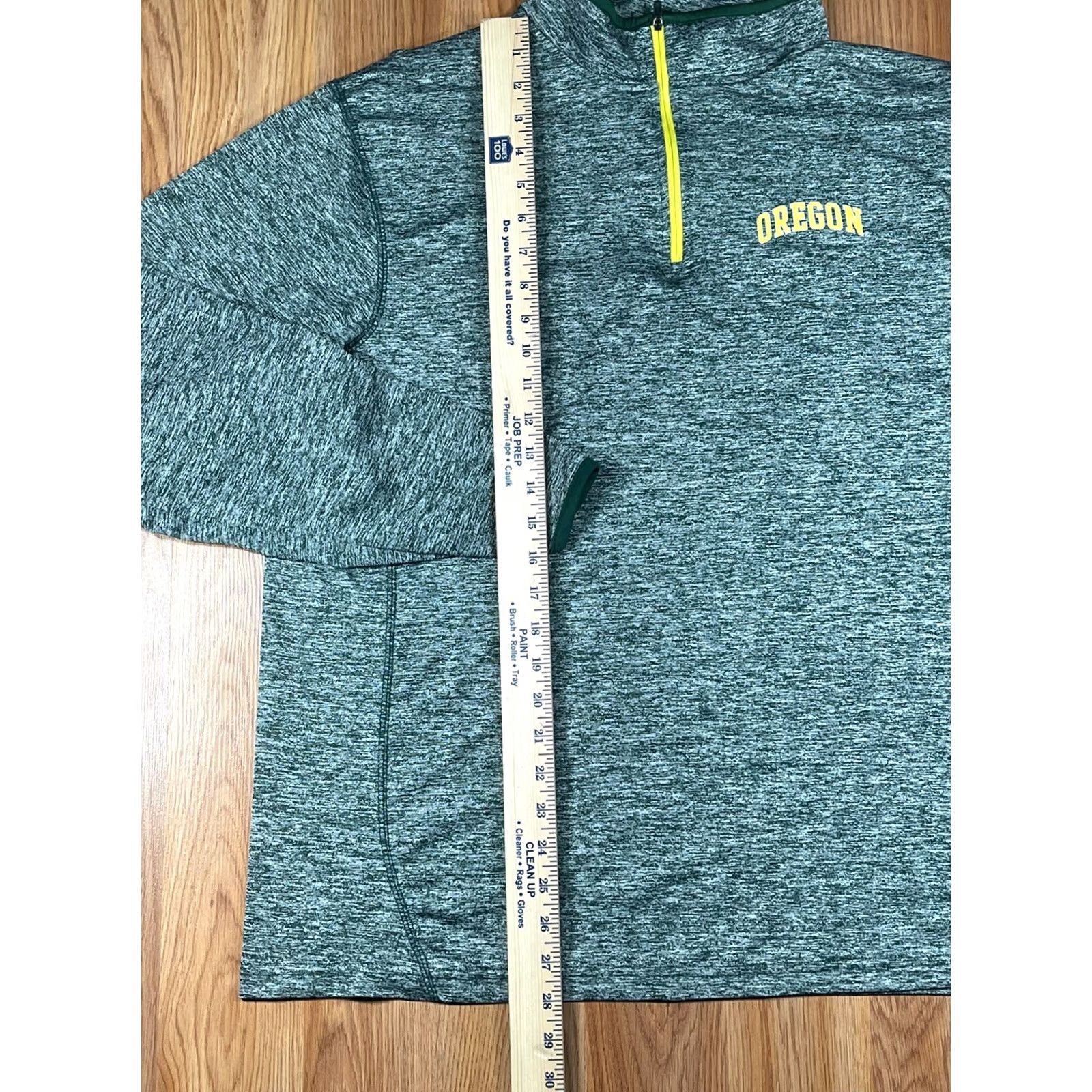 Vintage Colosseum Oregon Duck Pullover Sweater Mens Large L Gray 1/4 Zip Poly-Spandex Size US L / EU 52-54 / 3 - 3 Thumbnail