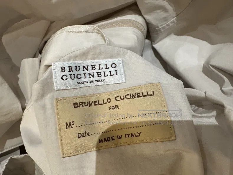 Brunello Cucinelli Brunello Cucinelli Women's Long Reversible Trench Coat Size XXS / US 00 / IT 34 - 8 Thumbnail