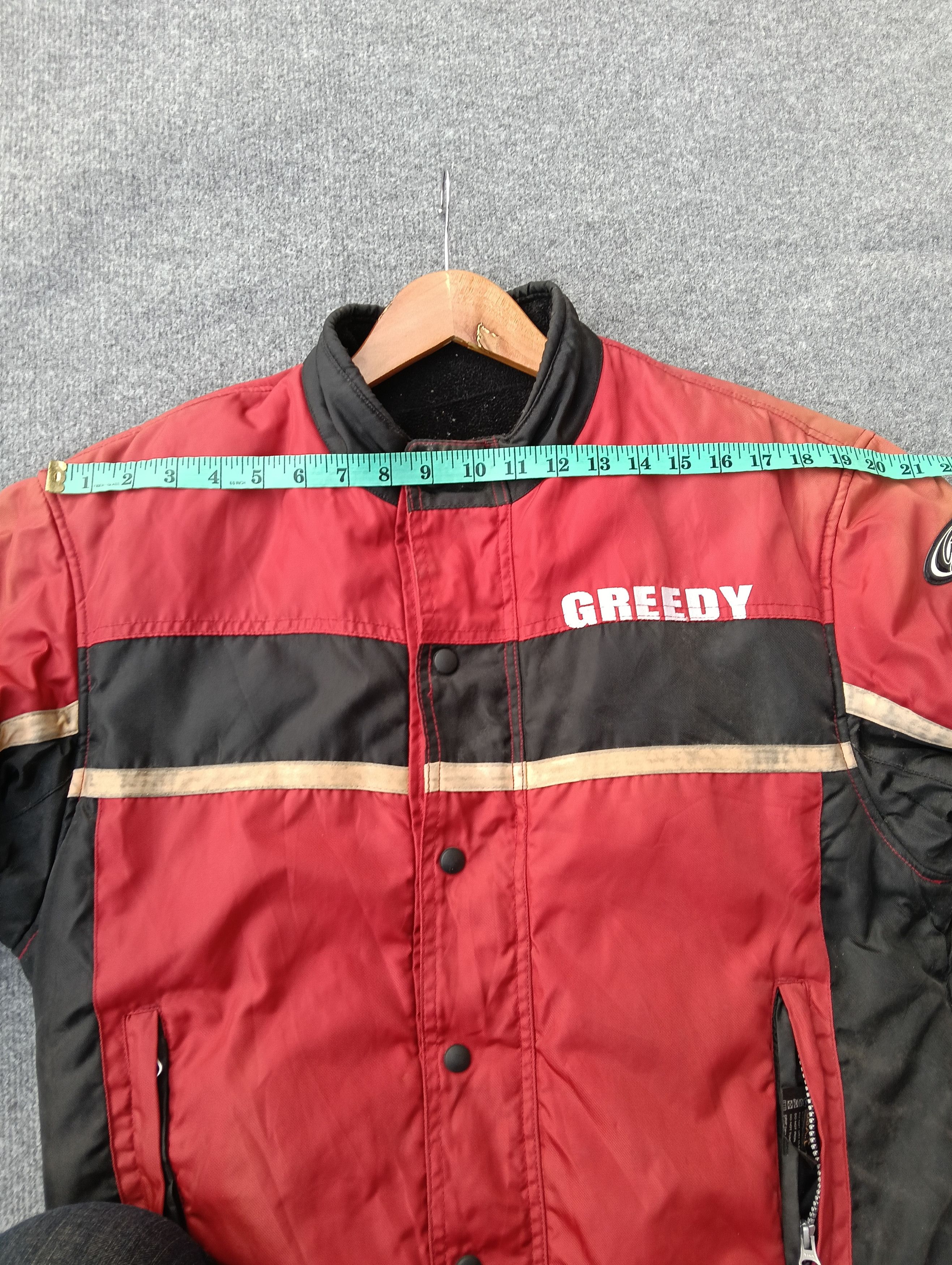 Greedy Genius Vintage Greedy Racing reversible jacket. Size US L / EU 52-54 / 3 - 15 Thumbnail