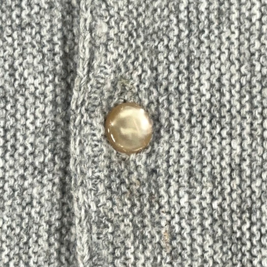Vintage VINTAGE Diplomat Cardigan Sweater Adult MEDIUM Gray Striped Orlon Knit USA 60s Mens Size US M / EU 48-50 / 2 - 7 Thumbnail