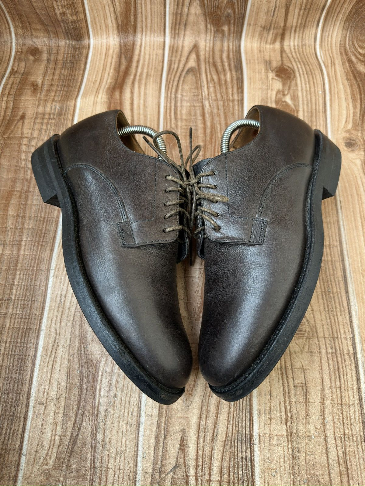 Viberg Viberg Dark Brown Derby Boots. Size US 7 / EU 40 - 4 Thumbnail