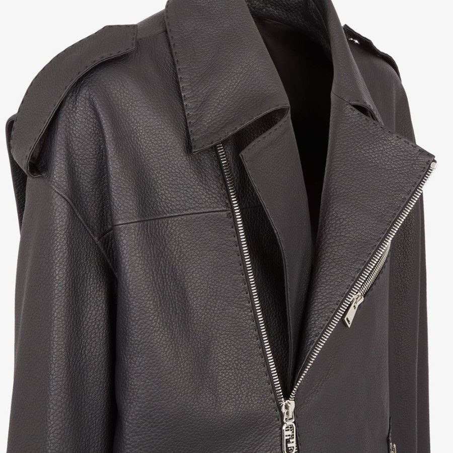 Fendi o1w1db11224 Jacket in Black Size US L / EU 52-54 / 3 - 3 Thumbnail