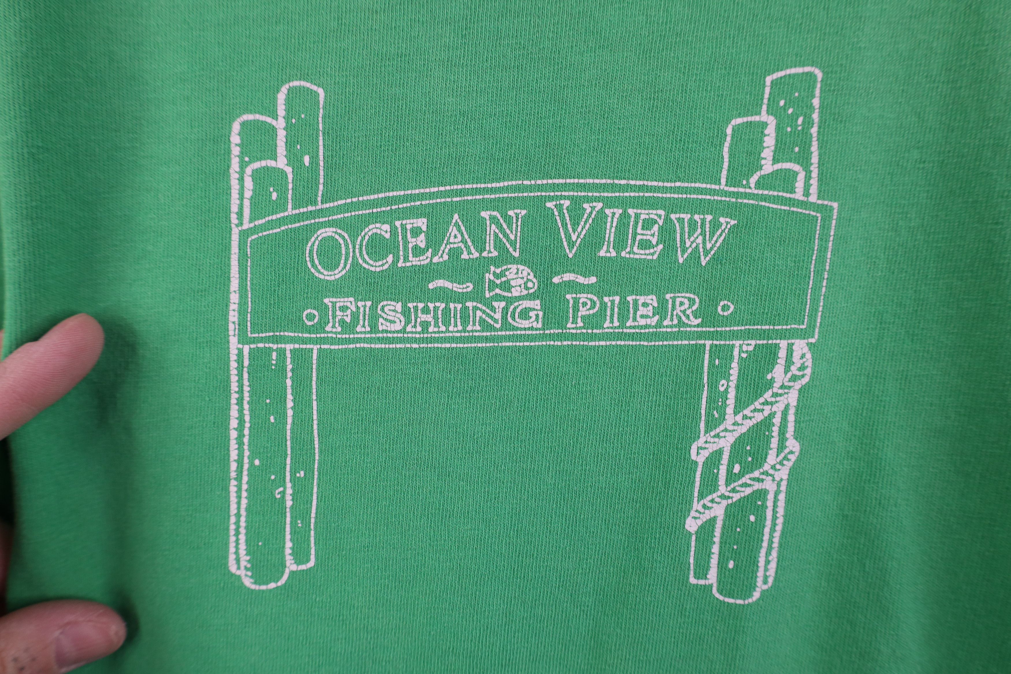 Vintage Vintage 90s Y2K Streetwear Ocean Pier Long Sleeve T-Shirt Size US XL / EU 56 / 4 - 6 Thumbnail
