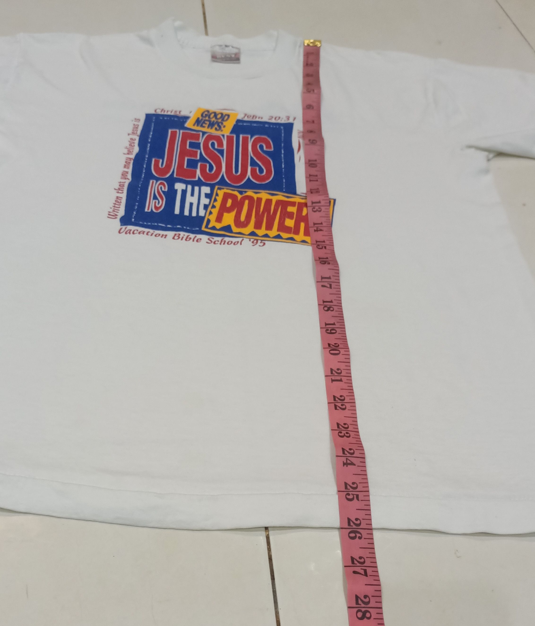 Vintage JESUS IS THE POWER x RELIGION x RARE x VINTAGE Size US M / EU 48-50 / 2 - 7 Thumbnail