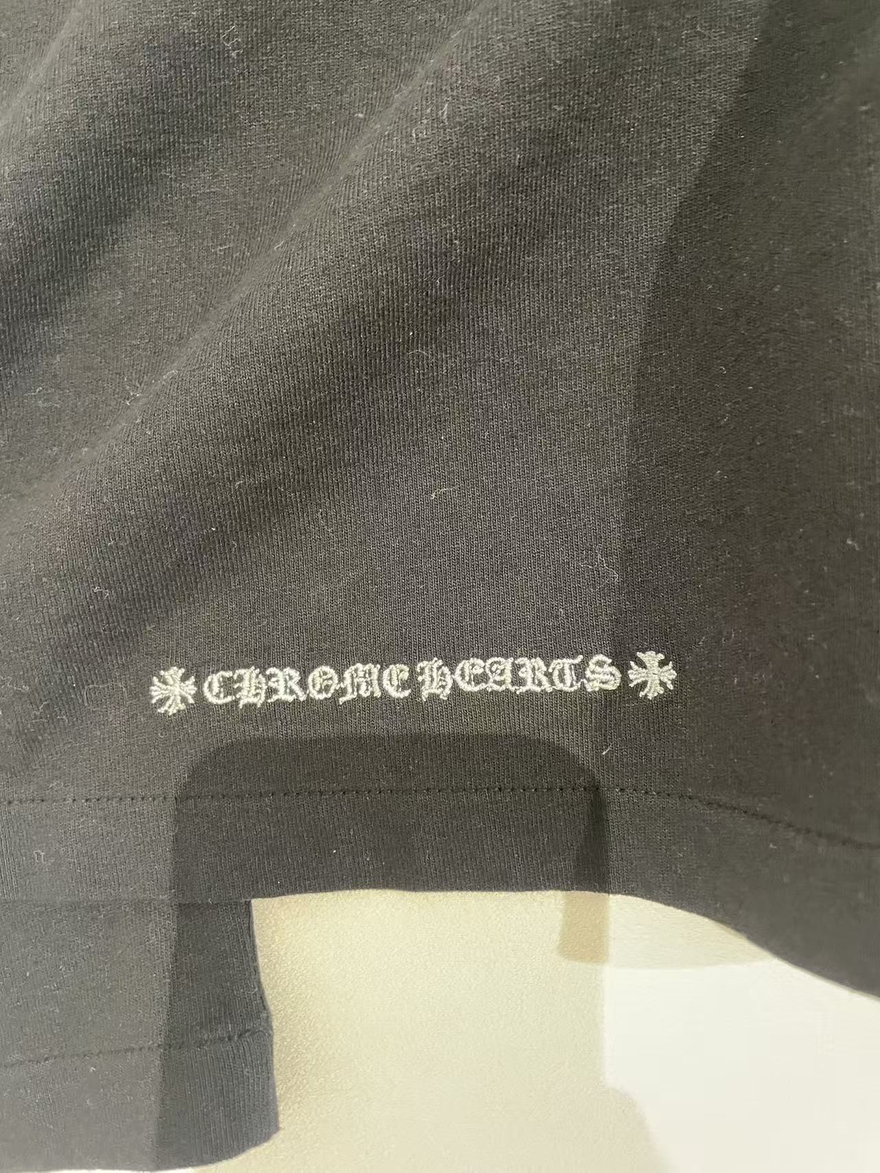 Chrome Hearts Chrome Hearts Dagger Cross Logo Embroidered Long Sleeve Tee Size S / US 4 / IT 40 - 6 Thumbnail