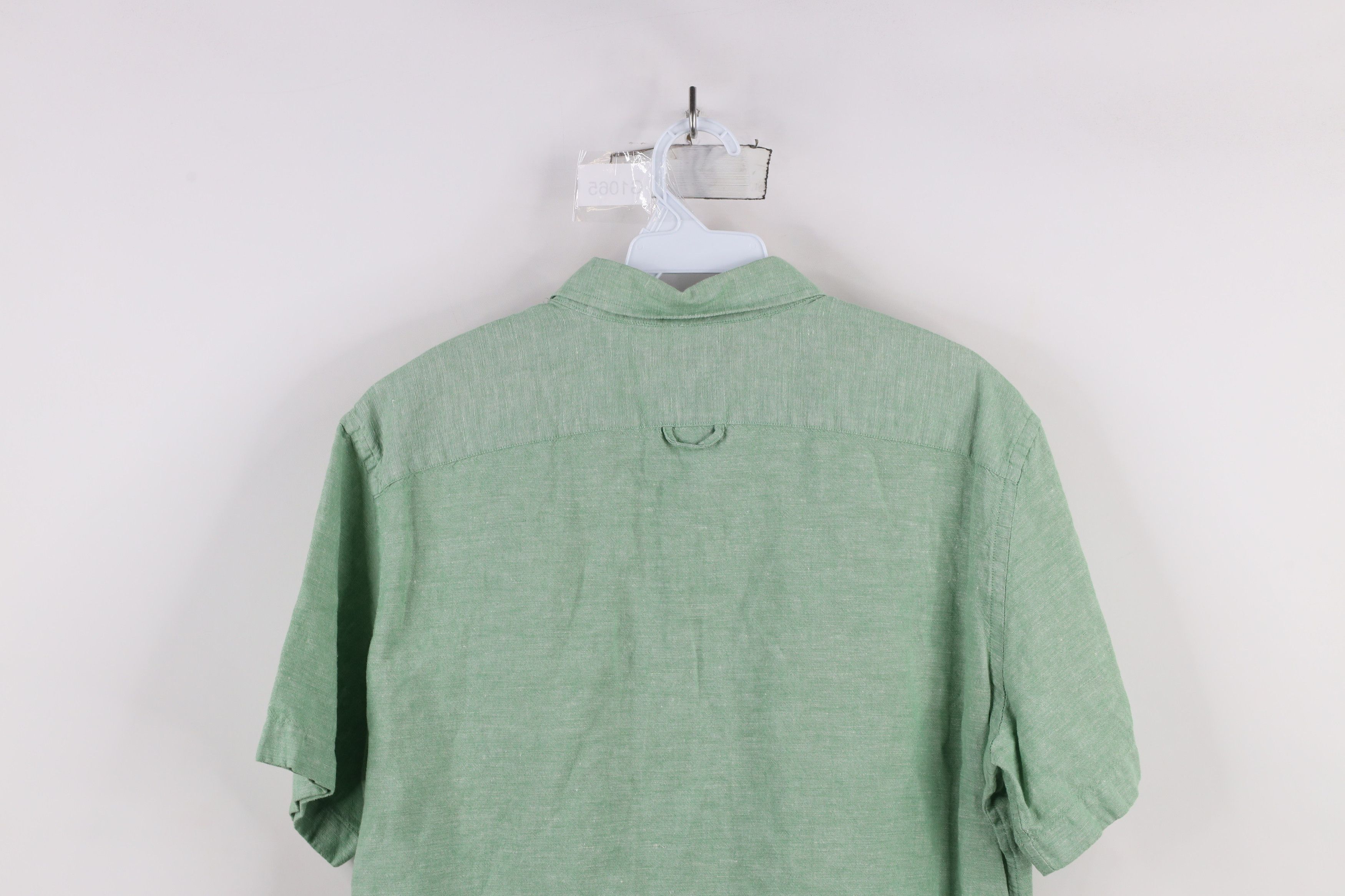 Banana Republic × Vintage Banana Republic Chambray Short Sleeve Button Shirt Green Size US M / EU 48-50 / 2 - 9 Thumbnail