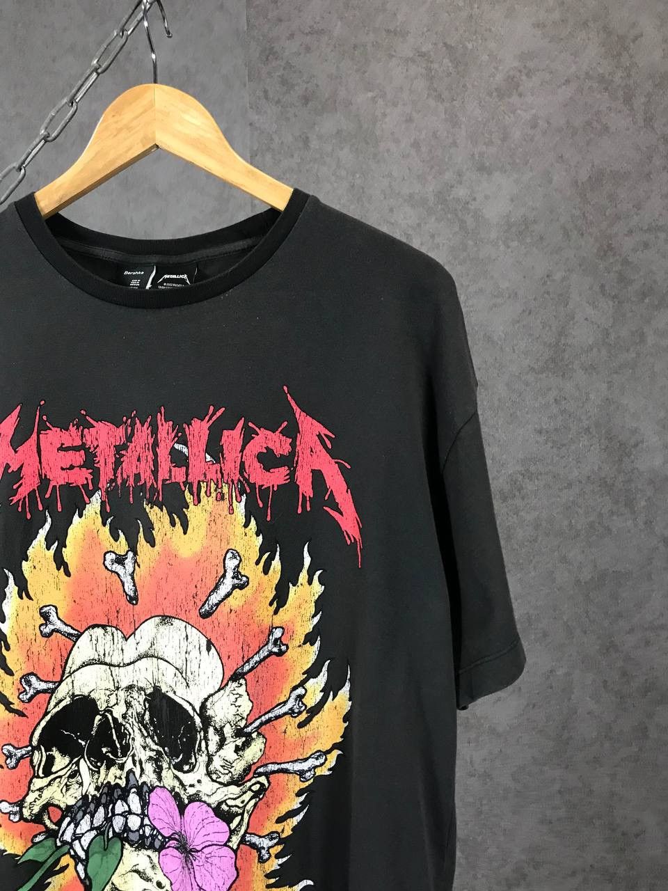 Band Tees Metallica rock band skulls oversized tee Size US M / EU 48-50 / 2 - 2 Thumbnail