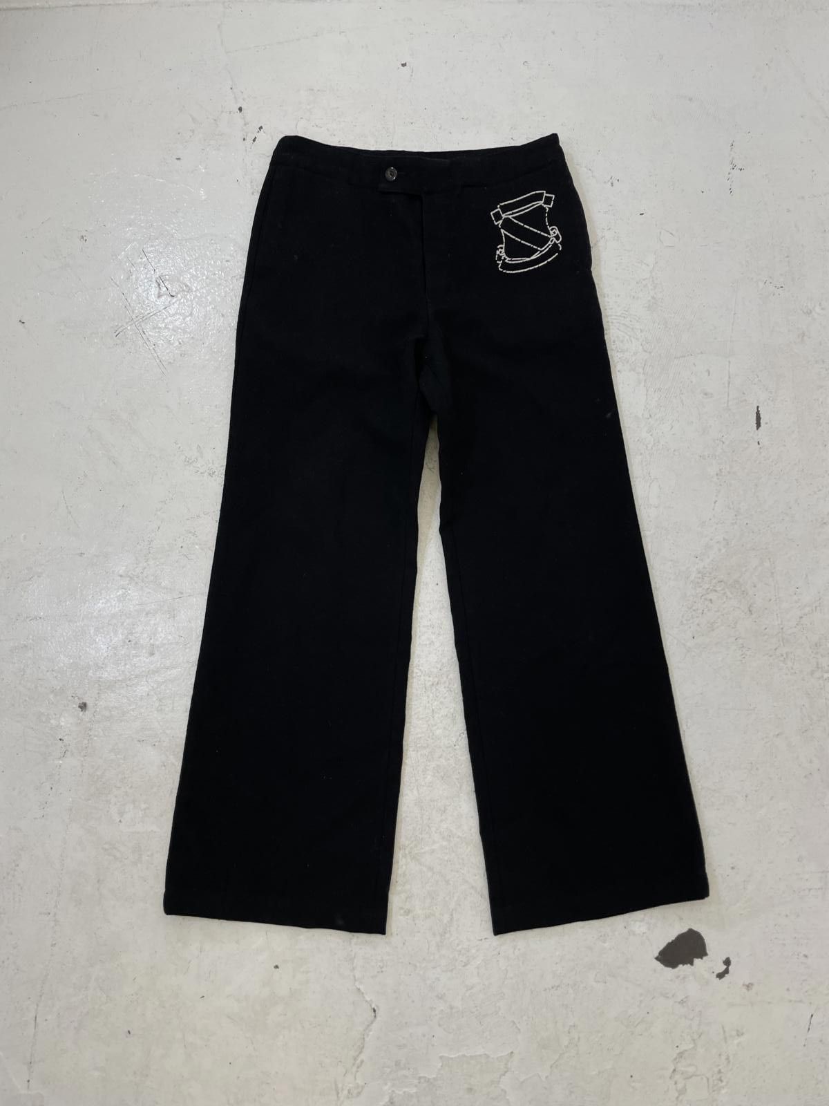 Other Number nine Aw01 shield wool sweat pants Size US 32 / EU 48 - 1 Thumbnail