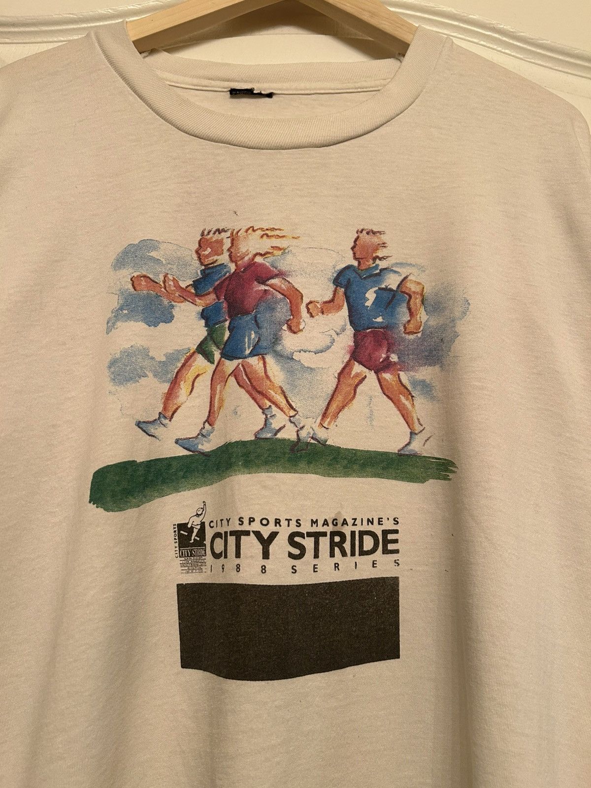 Vintage 80s run club tshirt szS Size US S / EU 44-46 / 1 - 3 Thumbnail