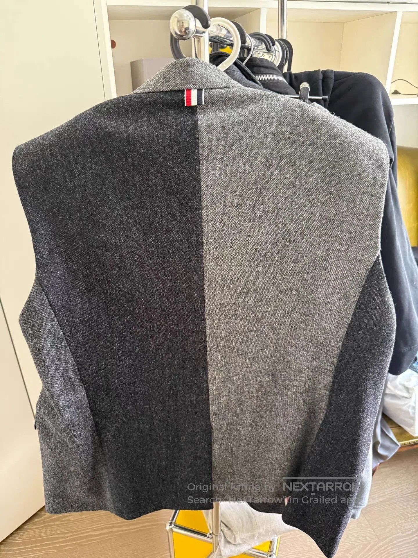Thom Browne Gray Wool Blend Vest . Size US XXL / EU 58 / 5 - 2 Thumbnail