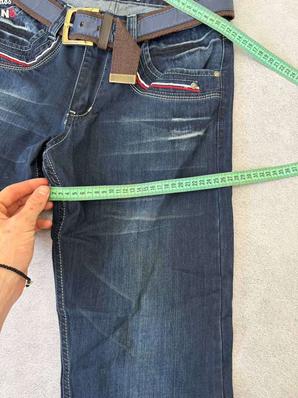 Hedi Slimane 2000s Hedi Slimane Style Washed Faded Denim Jeans Size US 30 / EU 46 - 12 Thumbnail