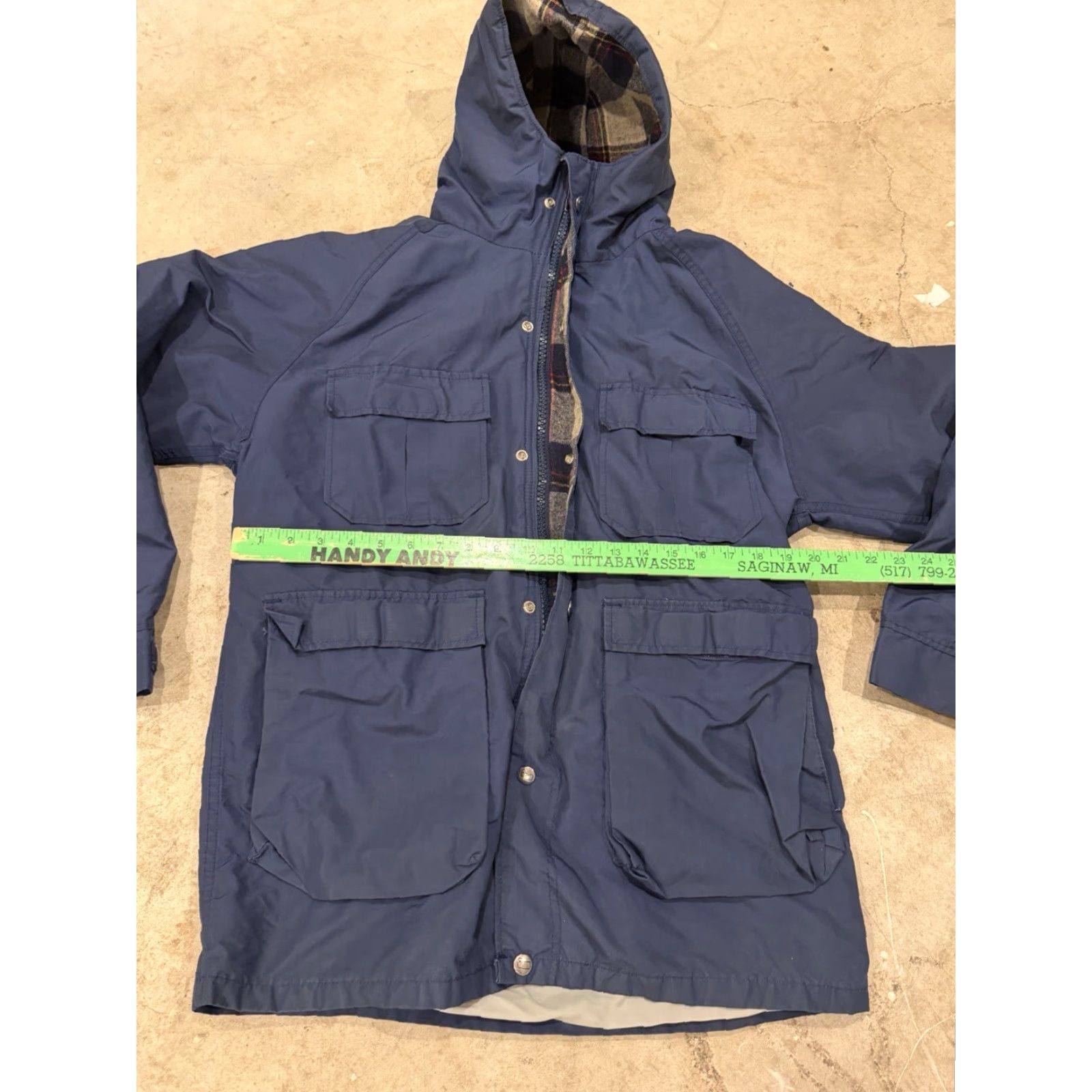 Vintage VINTAGE Woolrich Hooded Parka Jacket Ski Mens Size Medium Blue Gore Tex Mountain Lite Full Zip Hooded Ski Snowboard Outdoor Coat Size US M / EU 48-50 / 2 - 7 Thumbnail