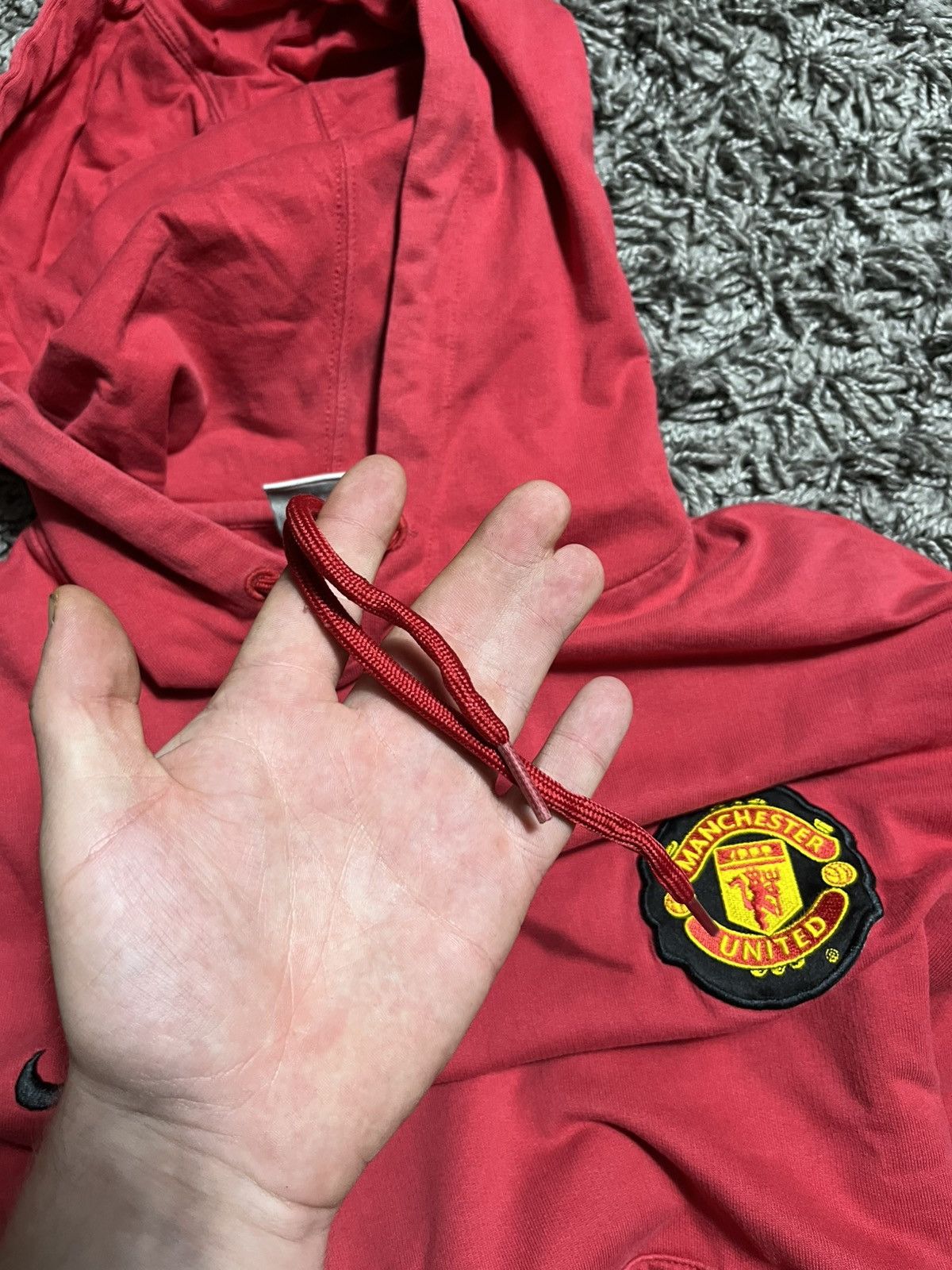 Nike NIKE 2005/06 MANCHESTER UNITED FOOTBALL COTTON HOODIE Y2K Size US M / EU 48-50 / 2 - 3 Thumbnail