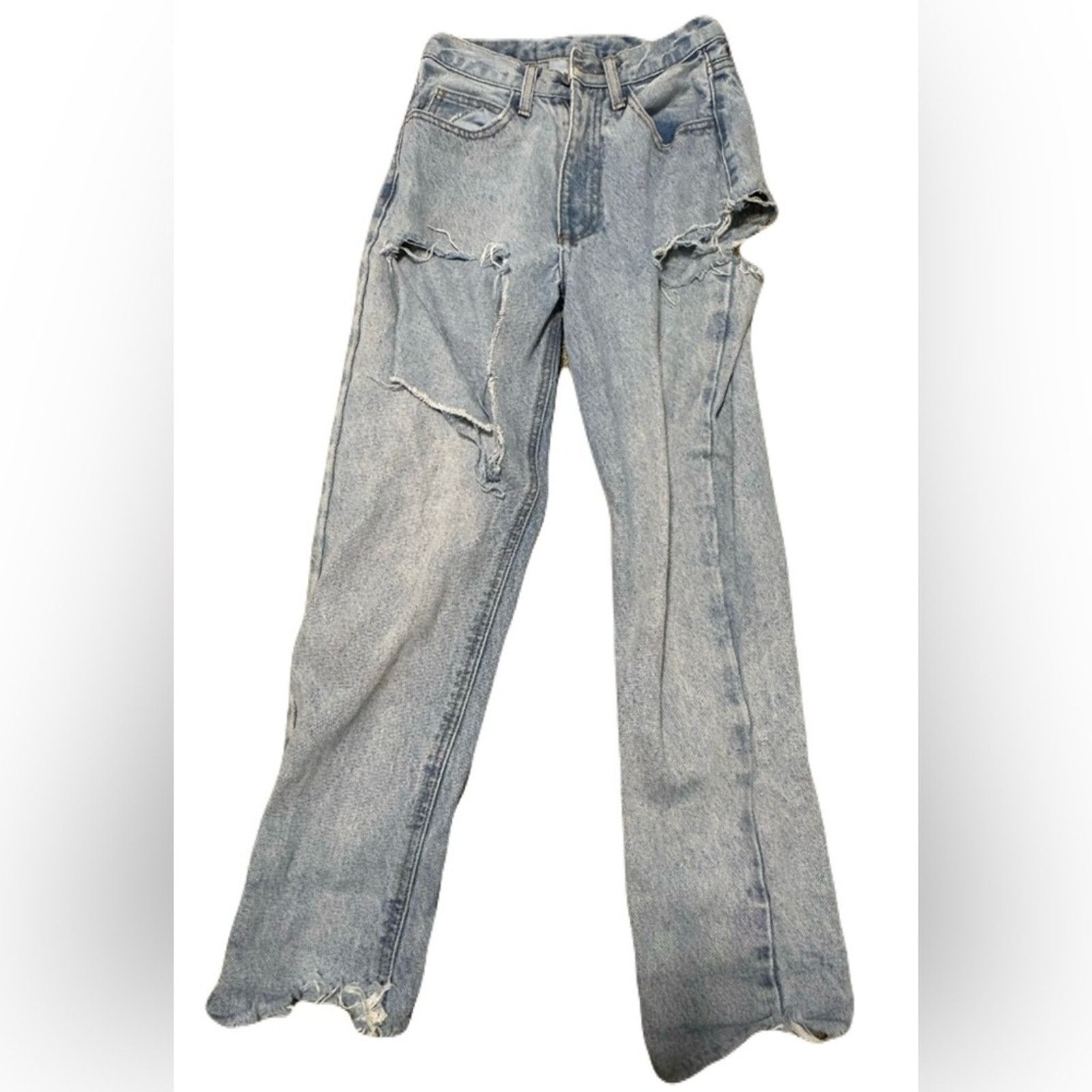 Brandy Melville (John Galt/Brandy Meville) Denim Baggy Jeans: Size Small Size 28" / US 6 / IT 42 - 1 Thumbnail