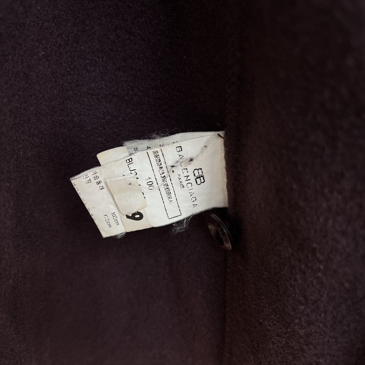 Luxury Wool Jacket Balenciaga Golf Paris Women's