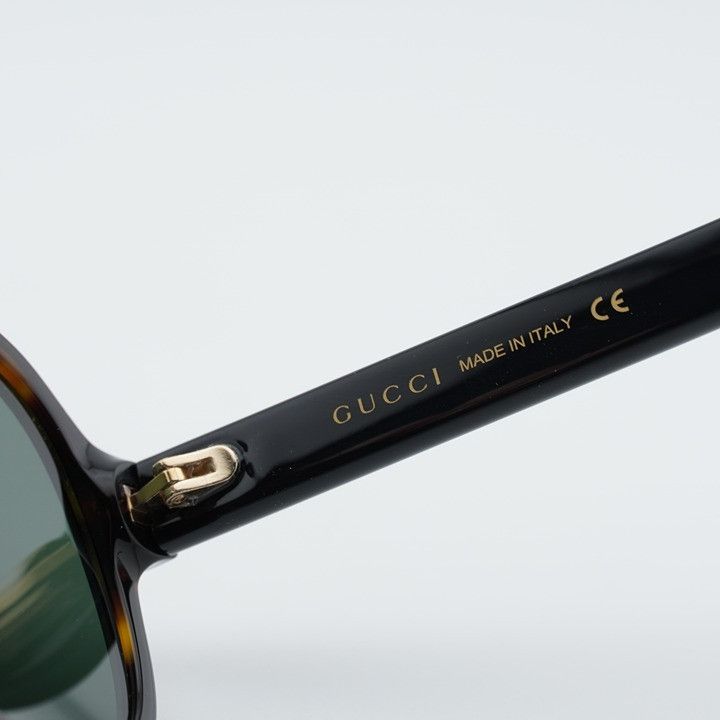 Gucci Gucci GG0463S 003 Sunglasses Havana Aviator Frame, Green Size ONE SIZE - 8 Thumbnail