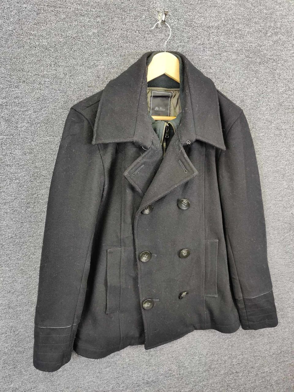 Tete Homme Vintage Homme Issey Miyake Double Breasted Wool Coat Size US M / EU 48-50 / 2 - 5 Thumbnail