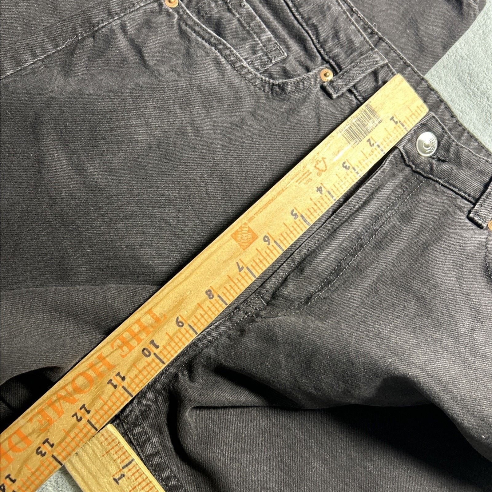 Divided Beyond Baggy Jeans Women 6 31x31 Black Hamilton Wide Baggie Size 28" / US 6 / IT 42 - 9 Thumbnail