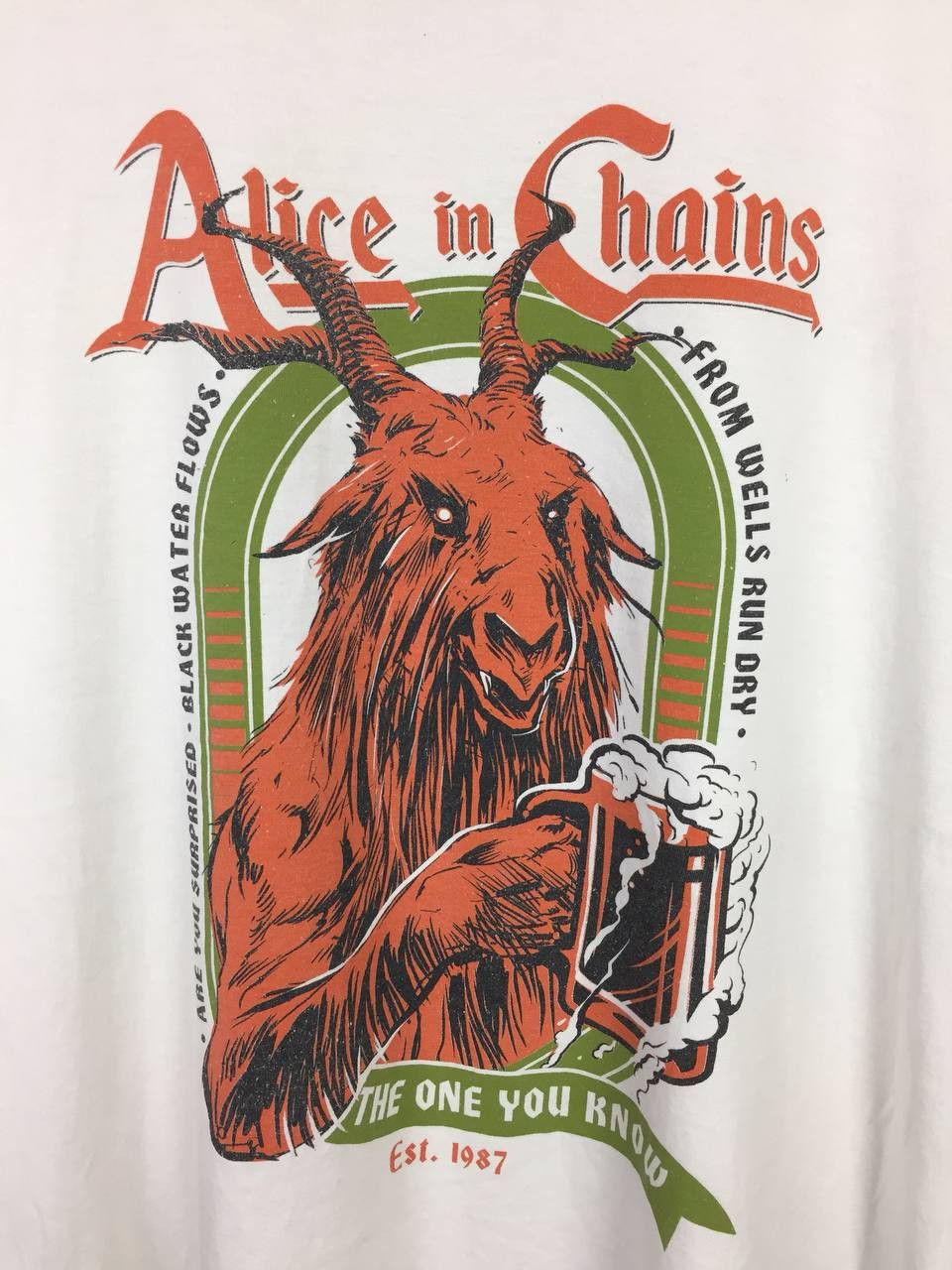 Band Tees Alice In Chains Alternative Grunge Band Devils Brew Tee Size US L / EU 52-54 / 3 - 4 Thumbnail