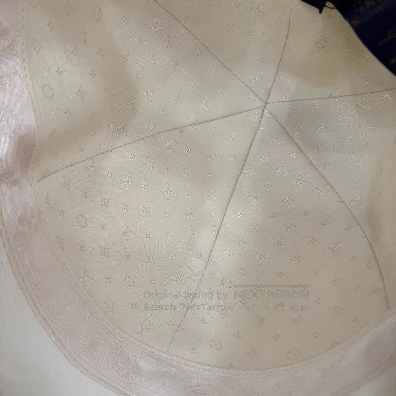 Louis Vuitton Louis Vuitton Creamy white baseball cap with full print in Size ONE SIZE - 5 Thumbnail