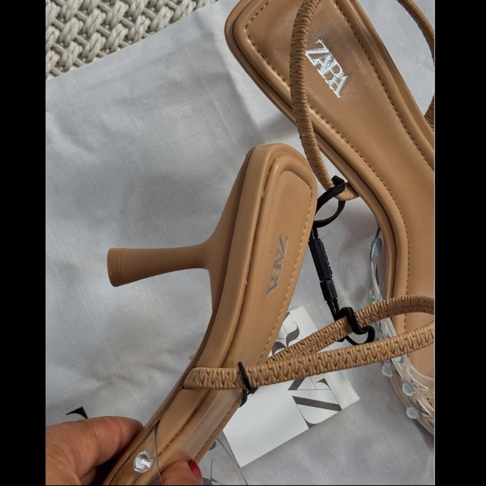 Zara ZARA Vinyl High Heels Size US 8 / IT 38 - 7 Thumbnail