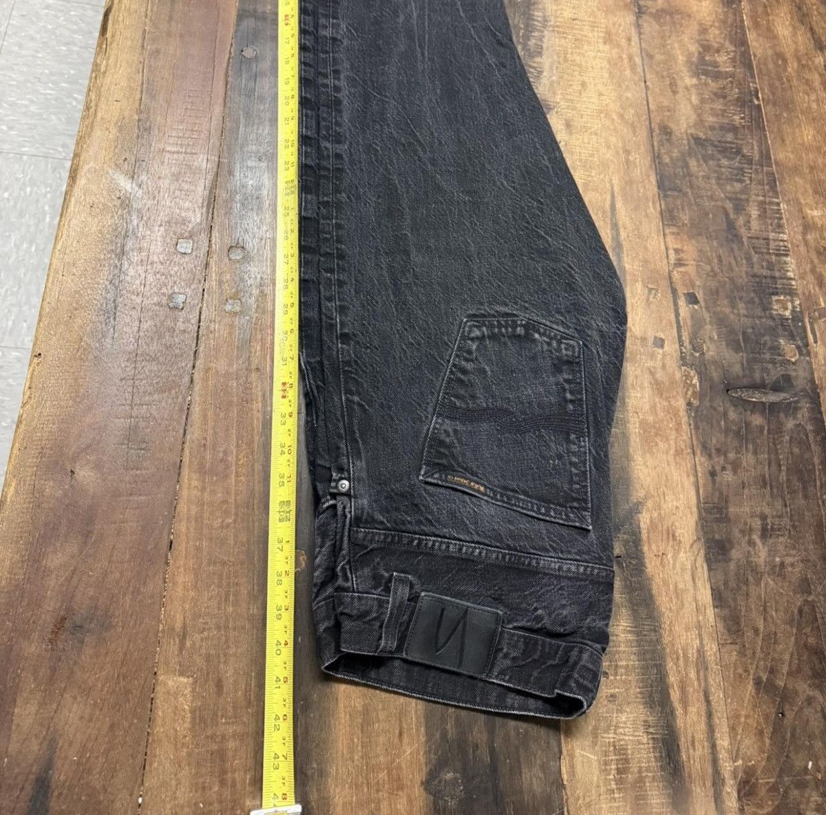 Nudie Jeans Nudie Jeans Black Denim Size US 36 / EU 52 - 5 Thumbnail