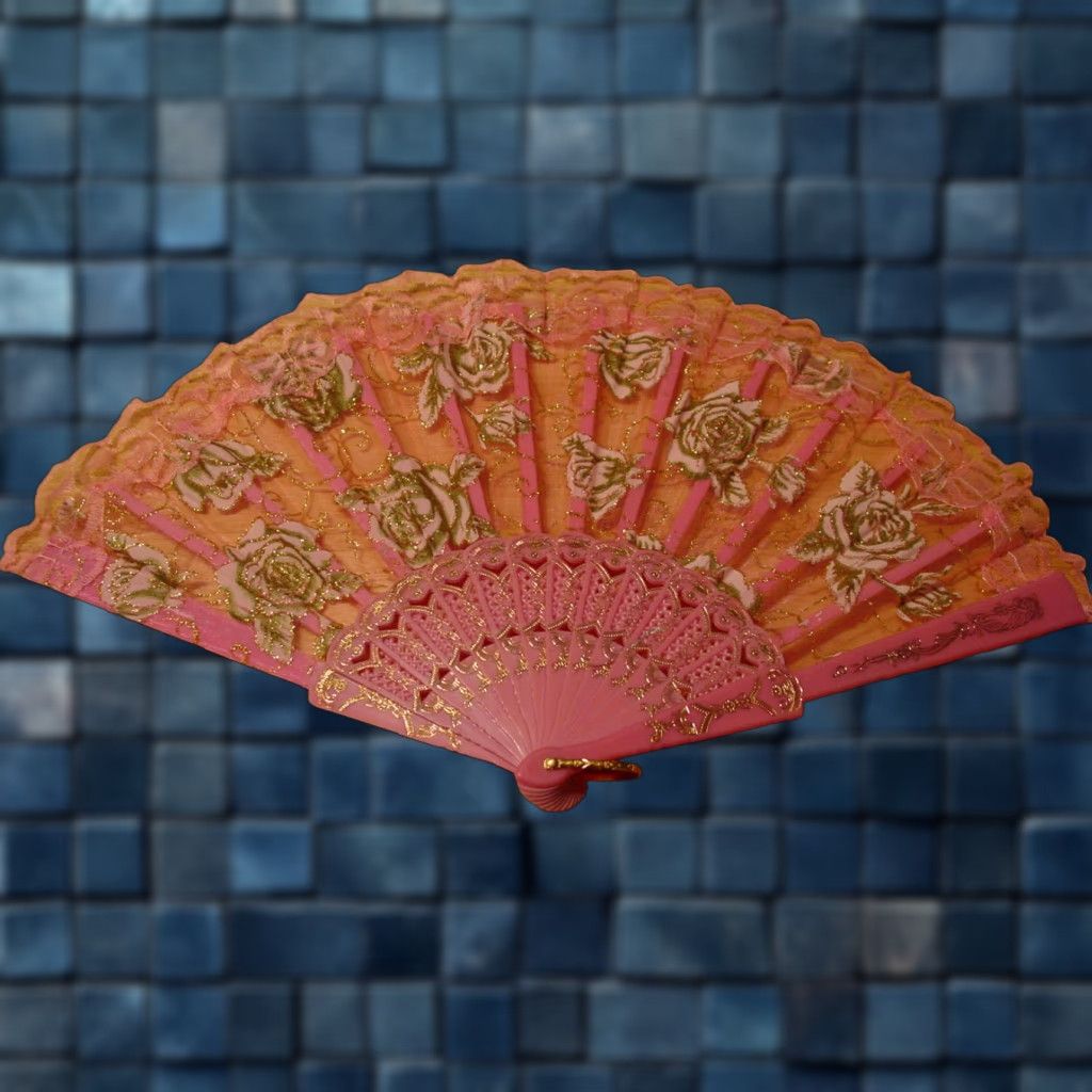 Pinko FAN Pink SMALLER HAND TYPE FAN 16 INCHES WIDE WHEN OPENED Womens? Mens? Size ONE SIZE - 1 Preview