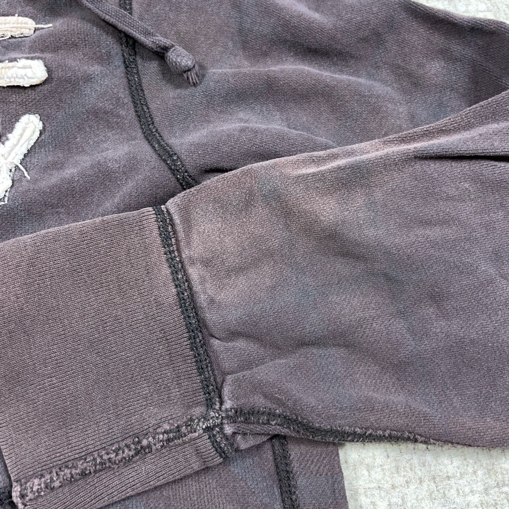 American Eagle Outfitters VINTAGE American Eagle Outfitters Hoodie Women XL Brown Full Zip Jacket Sun Faded Worn Size XL / US 12-14 / IT 48-50 - 5 Thumbnail