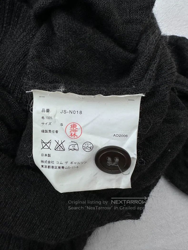 Comme des Garcons Comme Des Garcons Wool Knit Cardigan, Open-front Dress Size S / US 4 / IT 40 - 7 Thumbnail