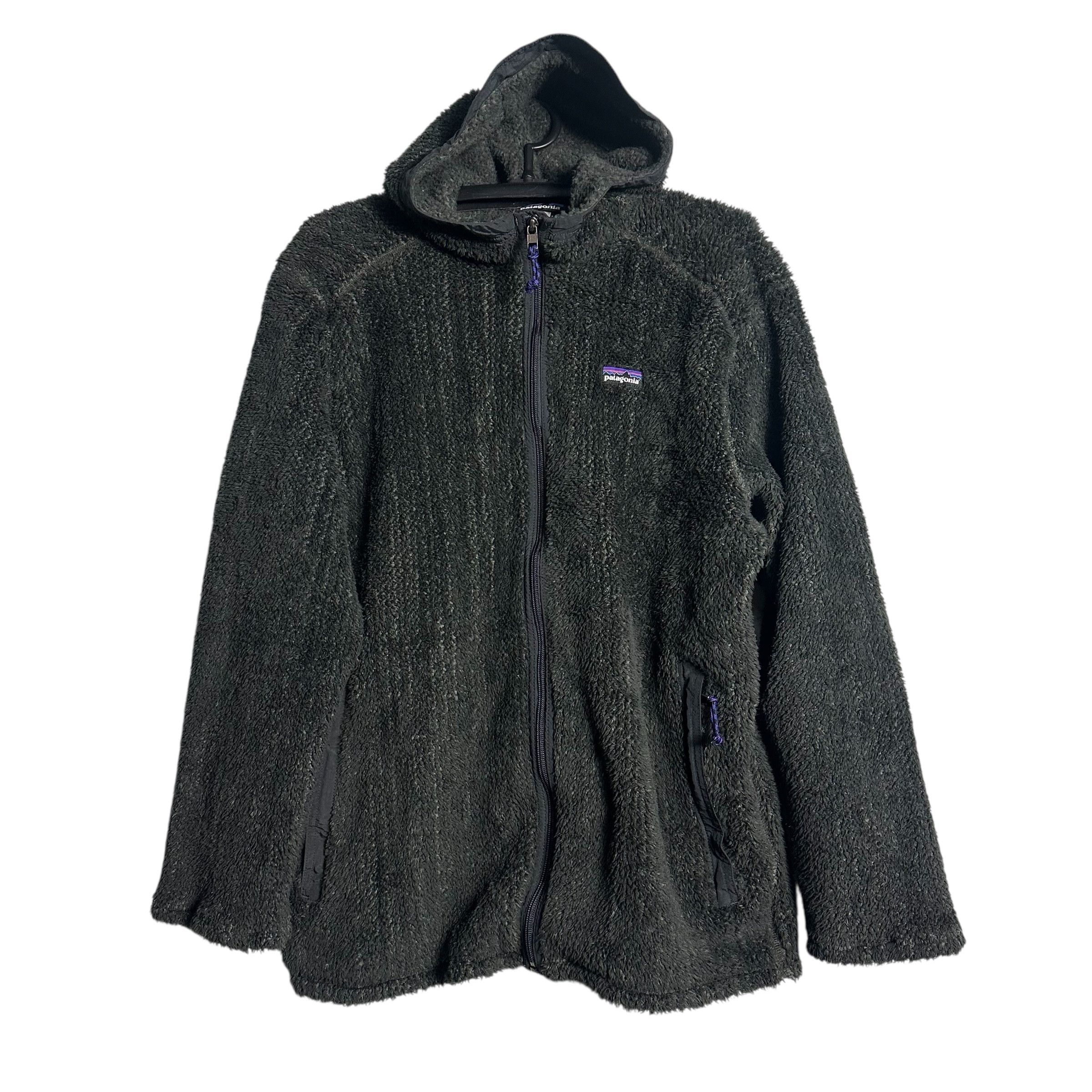 Patagonia 🔥RARE🔥Vtg Patagonia Faux Fur Fleece Full-Zip Hoodie Jacket Size US L / EU 52-54 / 3 - 1 Thumbnail