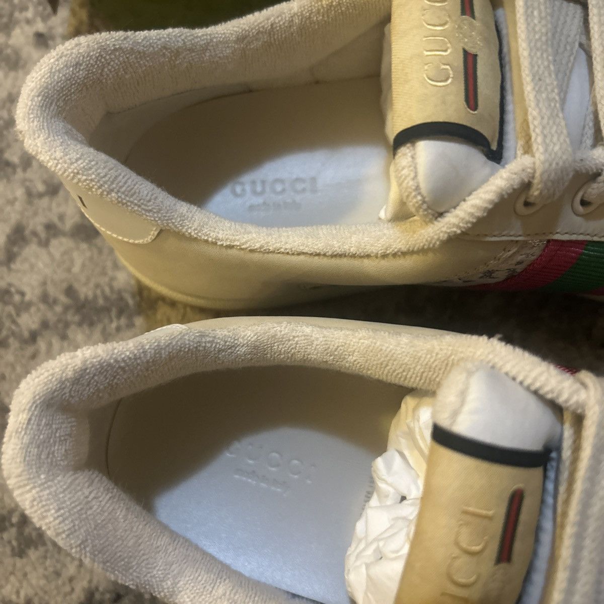 Gucci Gucci Screener Light GG Lame Sneaker size 42 Size US 12 / IT 42 - 6 Thumbnail